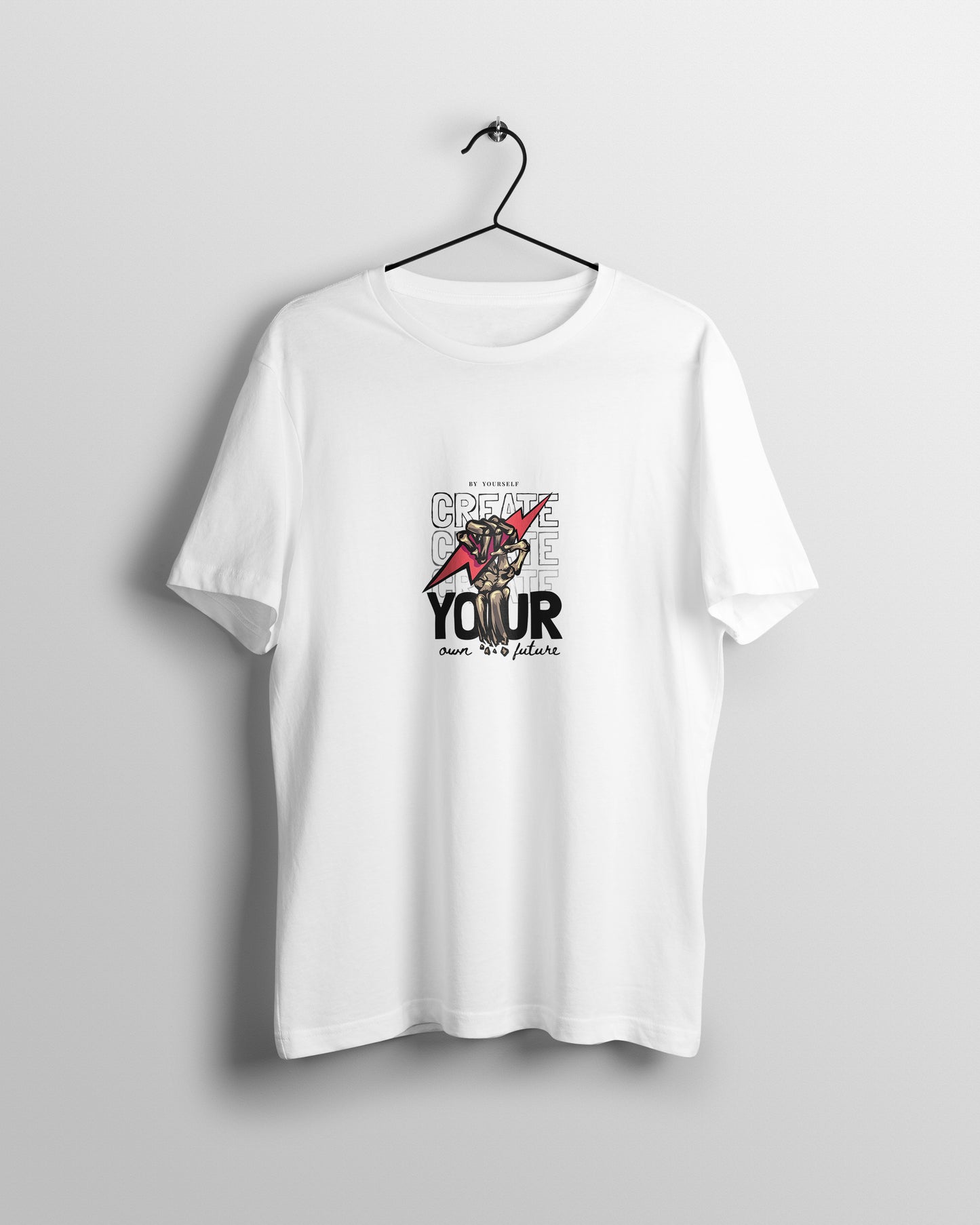 Create Your Own Future Graphic Printed Unisex Oversized T-shirt D030
