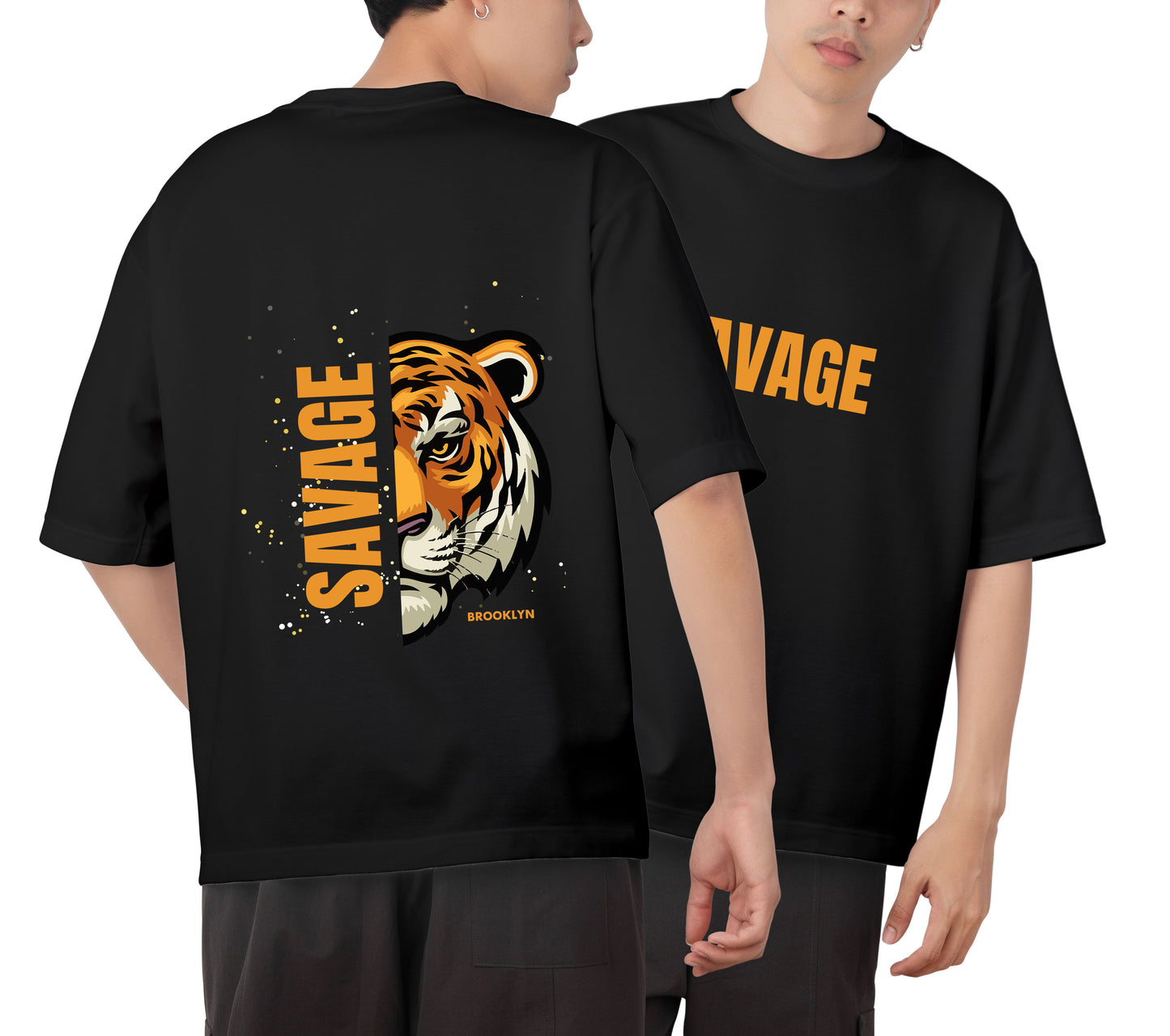 Savage Graphic Printed Unisex Oversized T-shirt D100