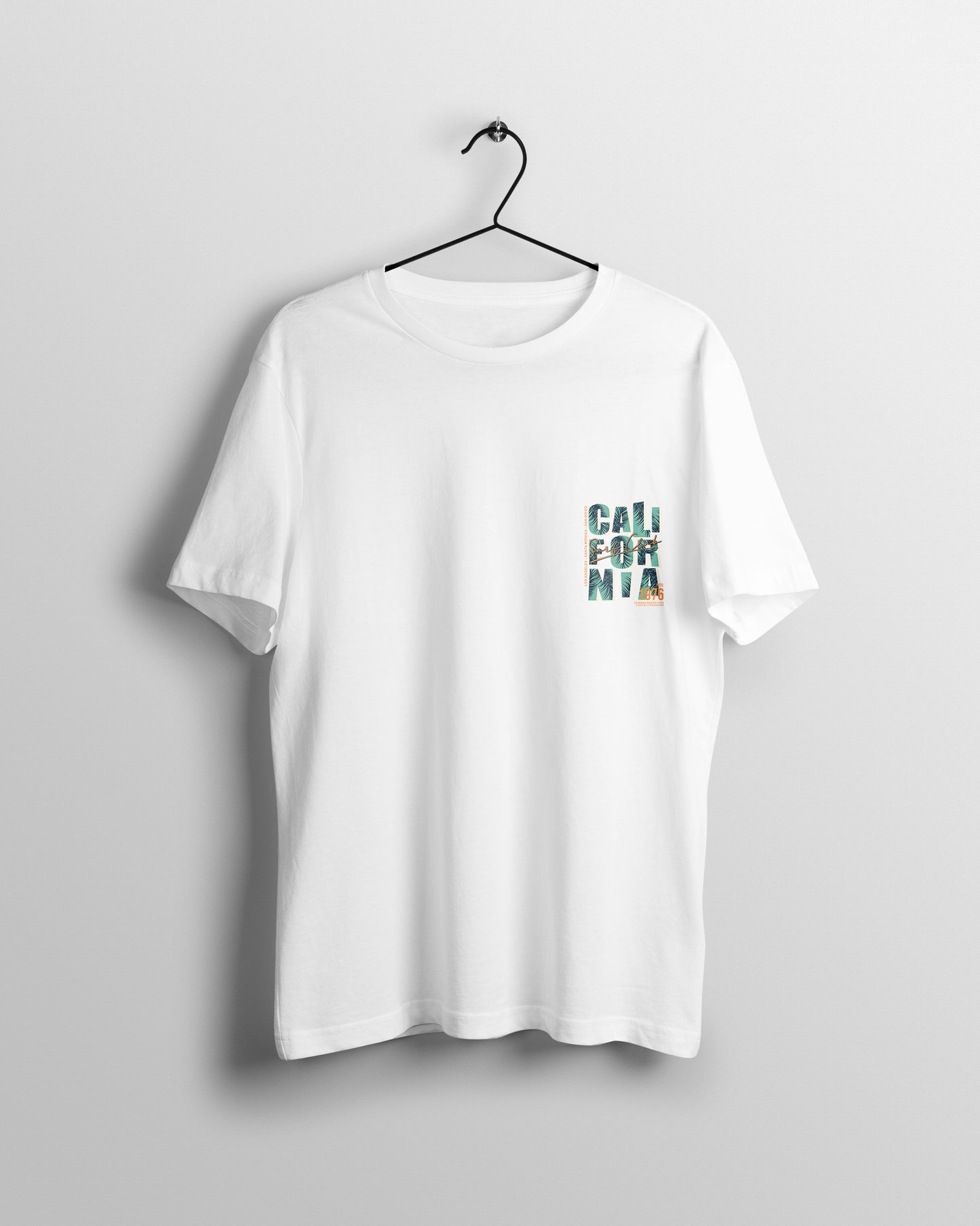 California Graphic Printed Unisex Oversized T-shirt D046