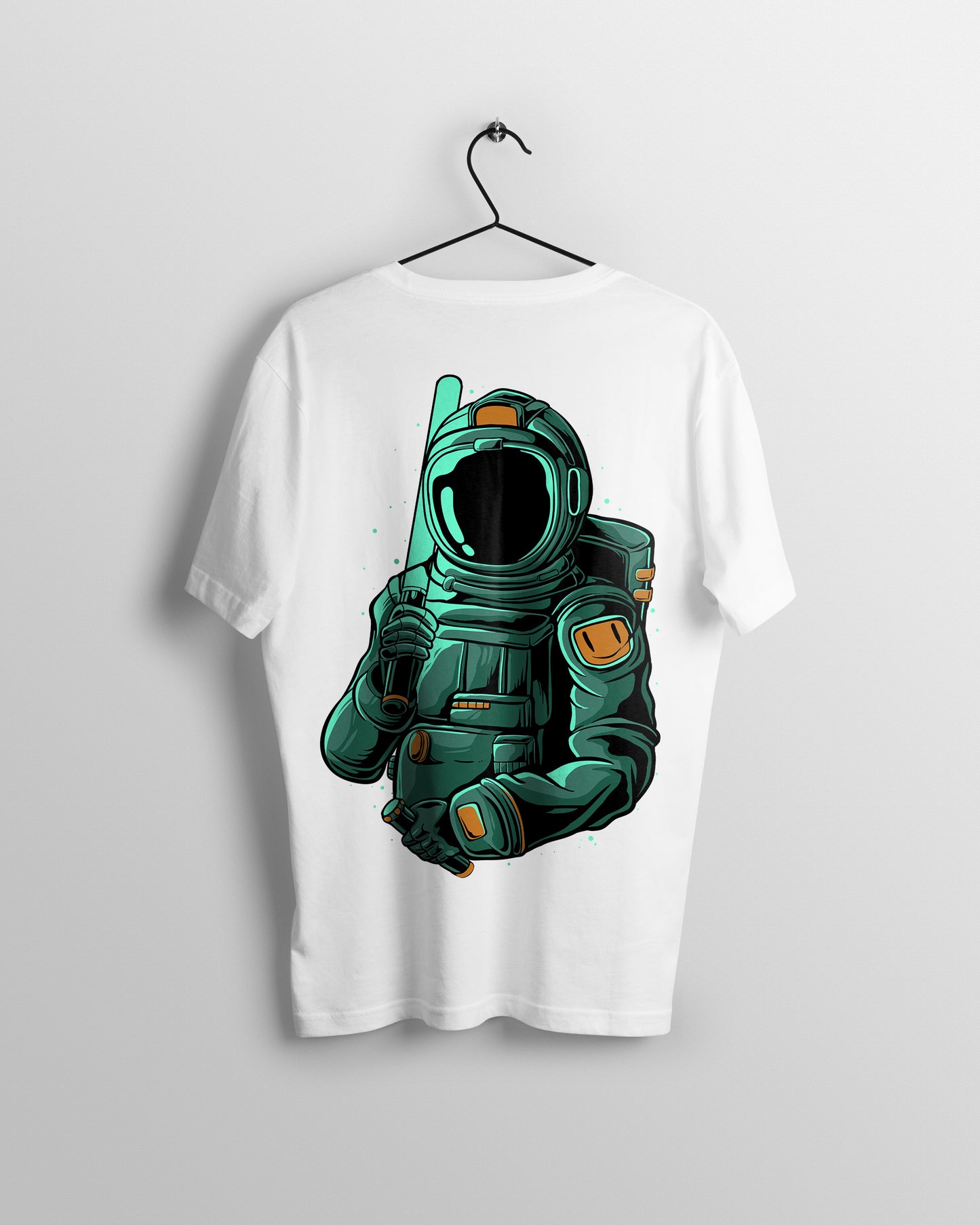 Astronaut Graphic Printed Unisex Oversized T-shirt D059