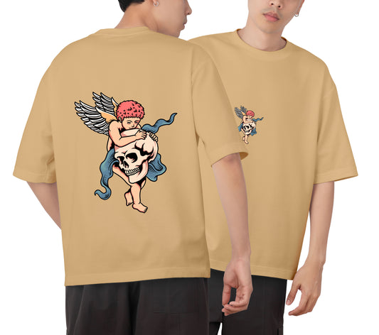 Streetwear Graphic Printed  Unisex Oversized T-shirt D085
