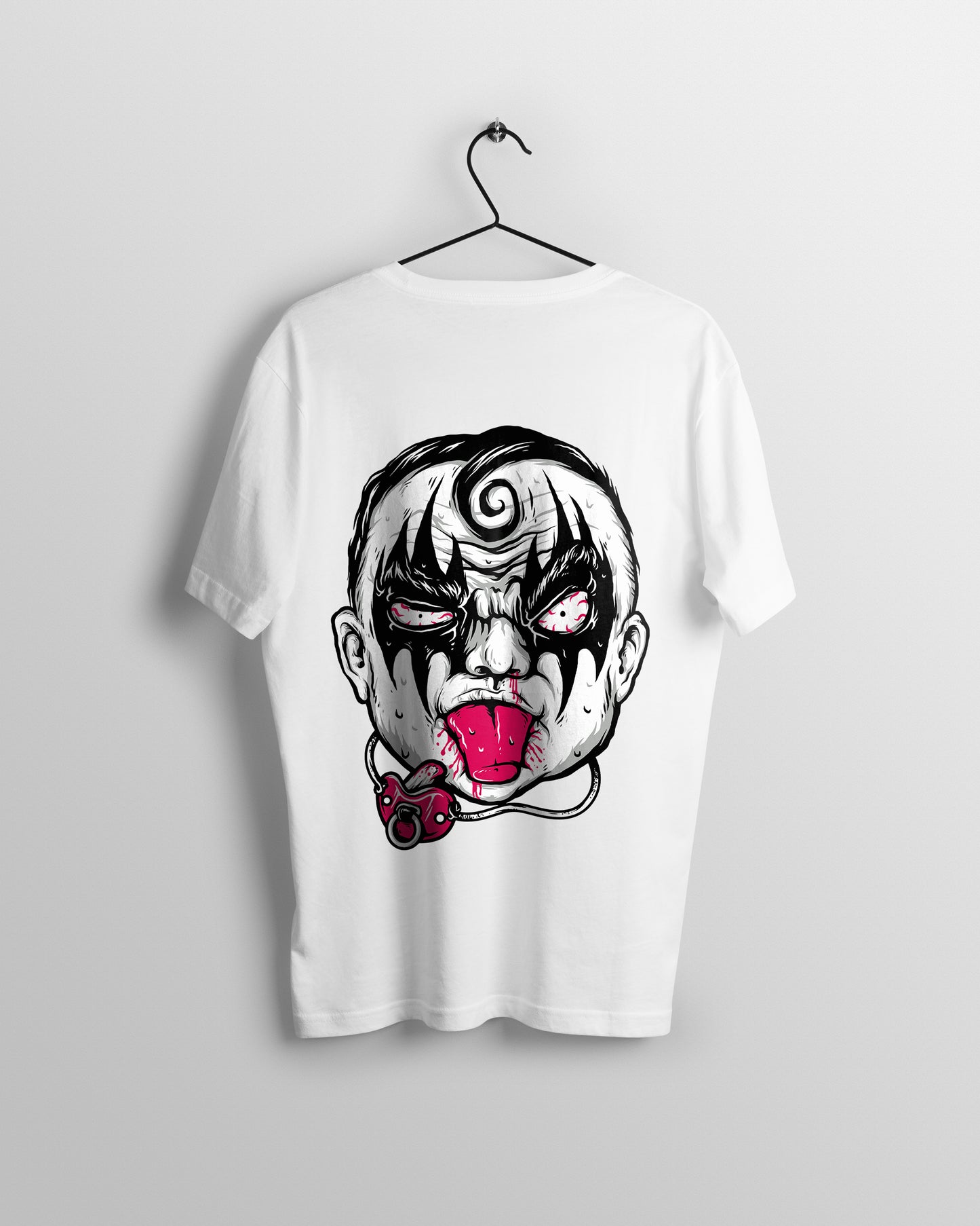 Face Graphic Printed Unisex Oversized T-shirt D062