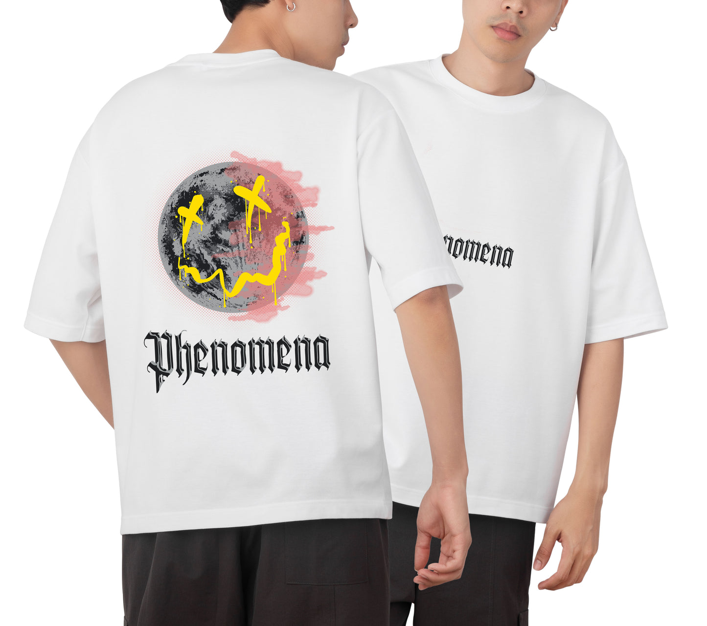 Dhenomeno Graphic Printed  Unisex Oversized T-shirt D082