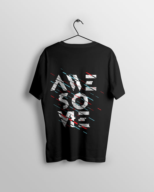 Awesome Graphic Printed  Unisex Oversized T-shirt D036