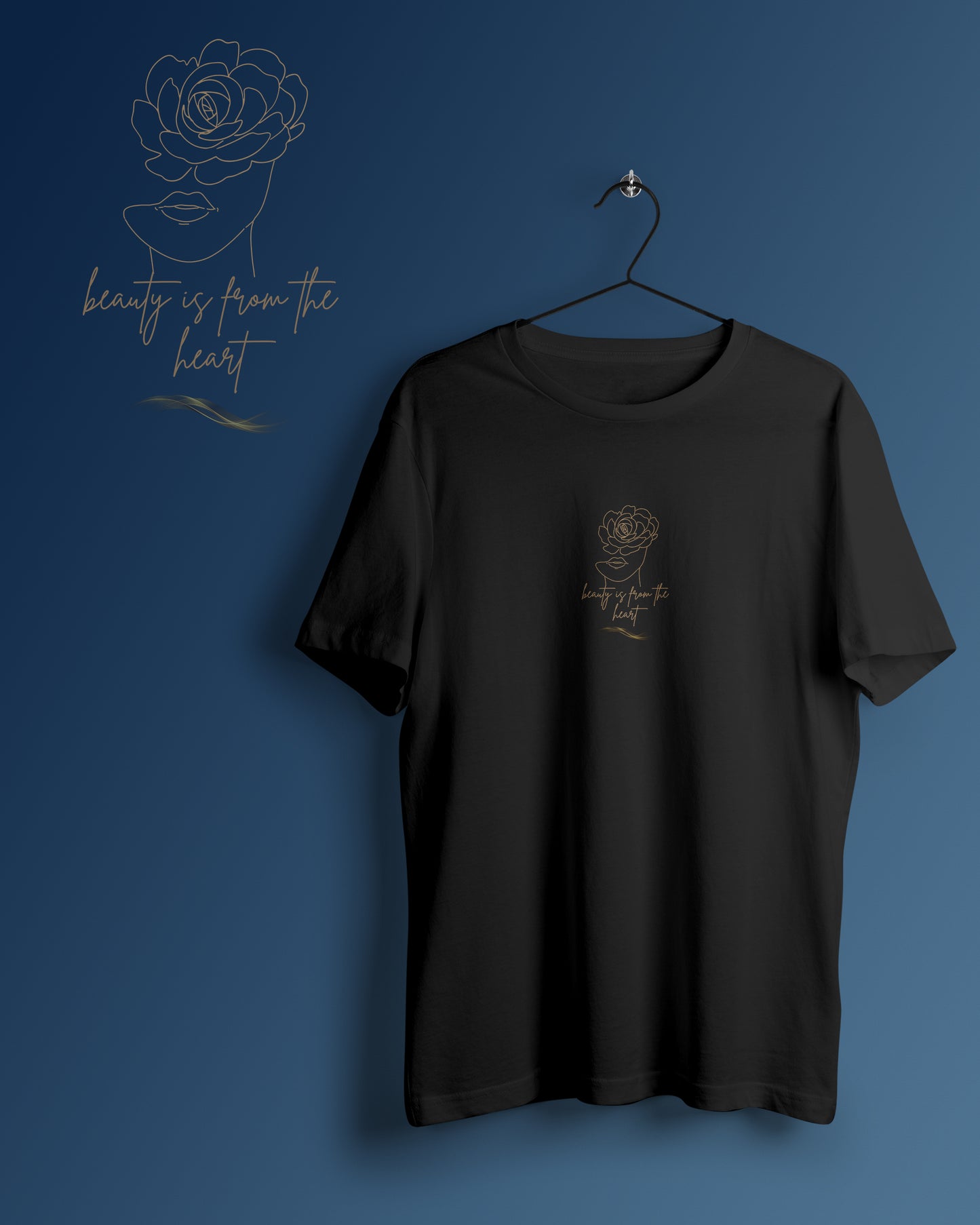 Rose Lady Graphic Printed Unisex Oversized T-shirt D096