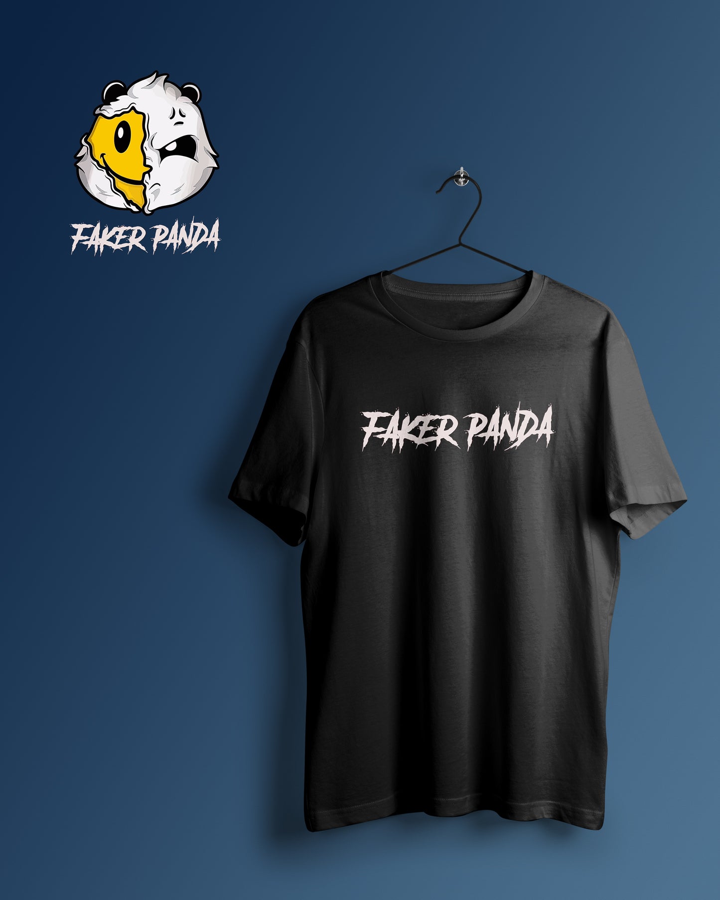 Faker Panda Graphic Printed Unisex Oversized T-shirt D127
