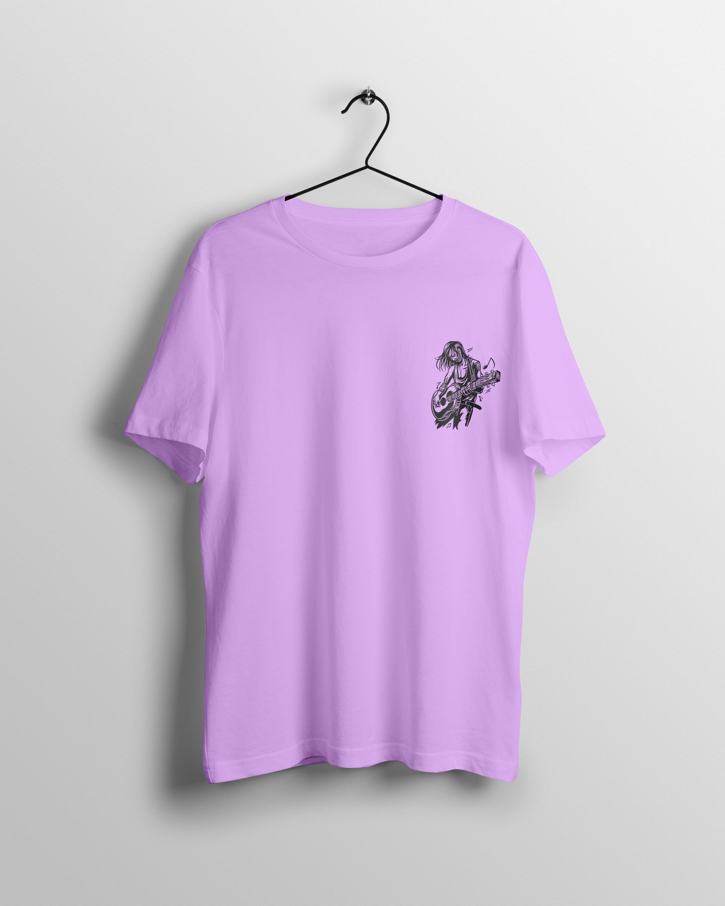 Guitar Graphic Printed Unisex Oversized T-shirt D050