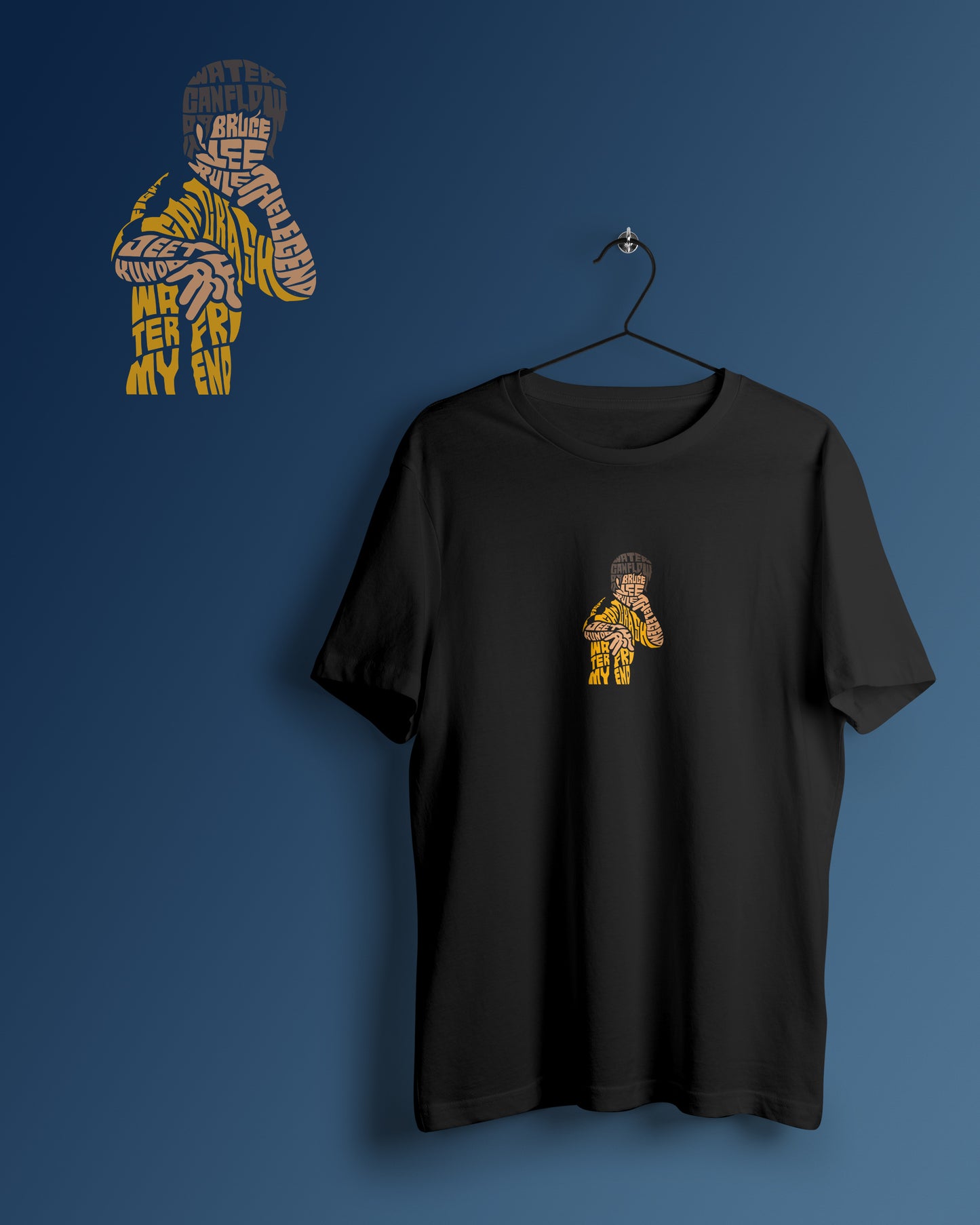 Bruce Lee Graphic Printed Unisex Oversized T-shirt D110