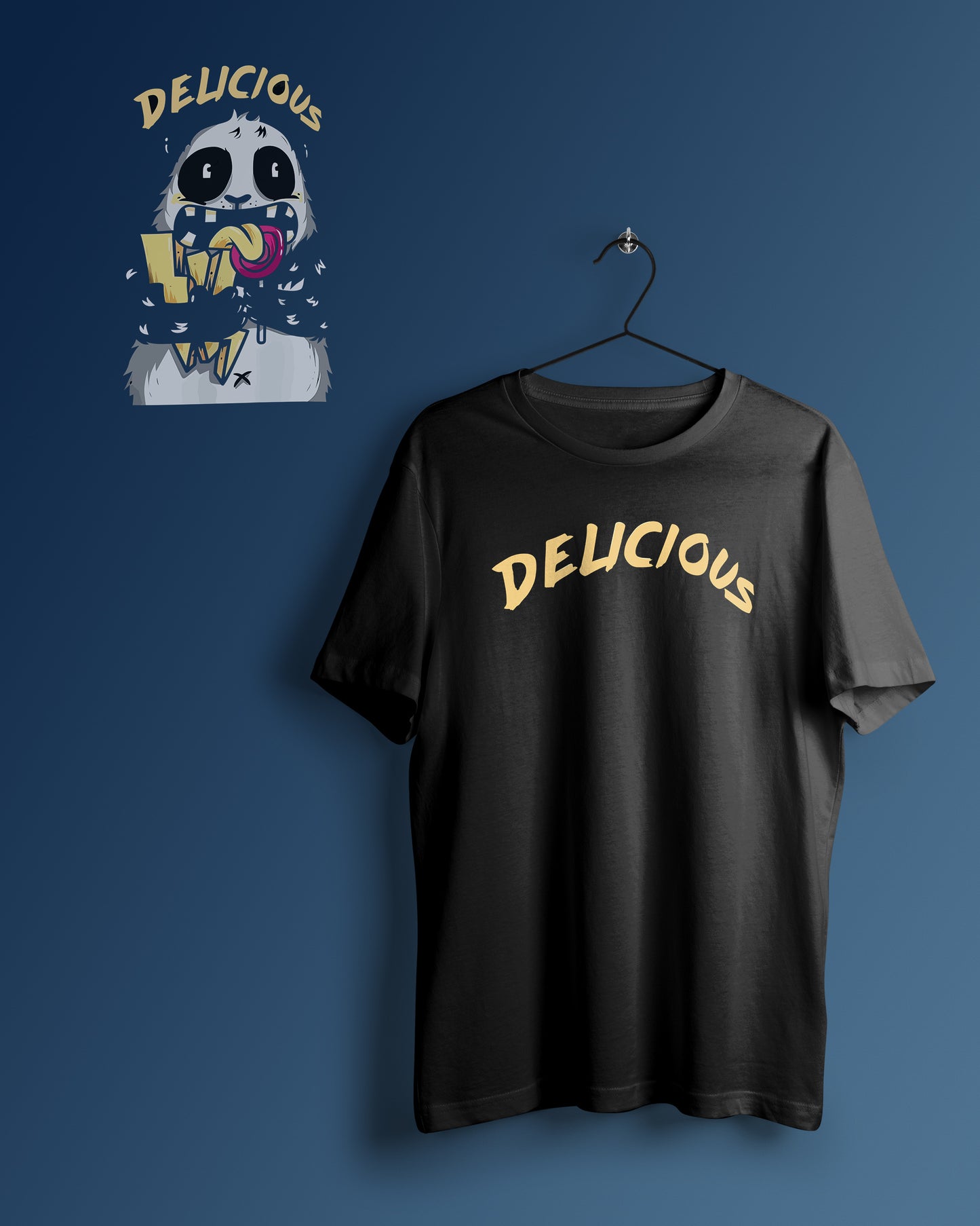 Delicious Graphic Printed Unisex Oversized T-shirt D129