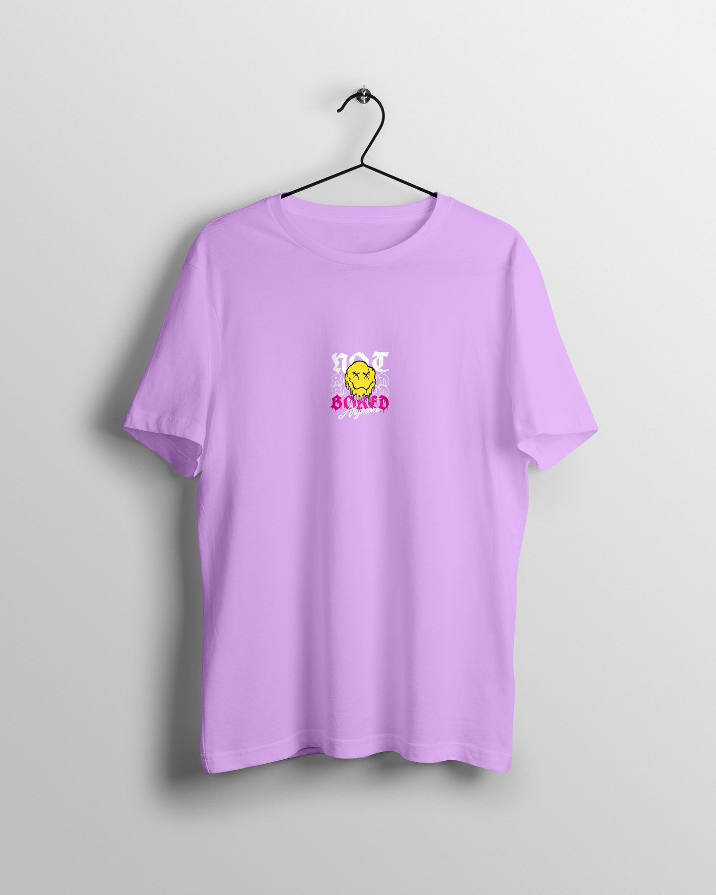 Not Bored Graphic Printed Unisex Oversized T-shirt D084
