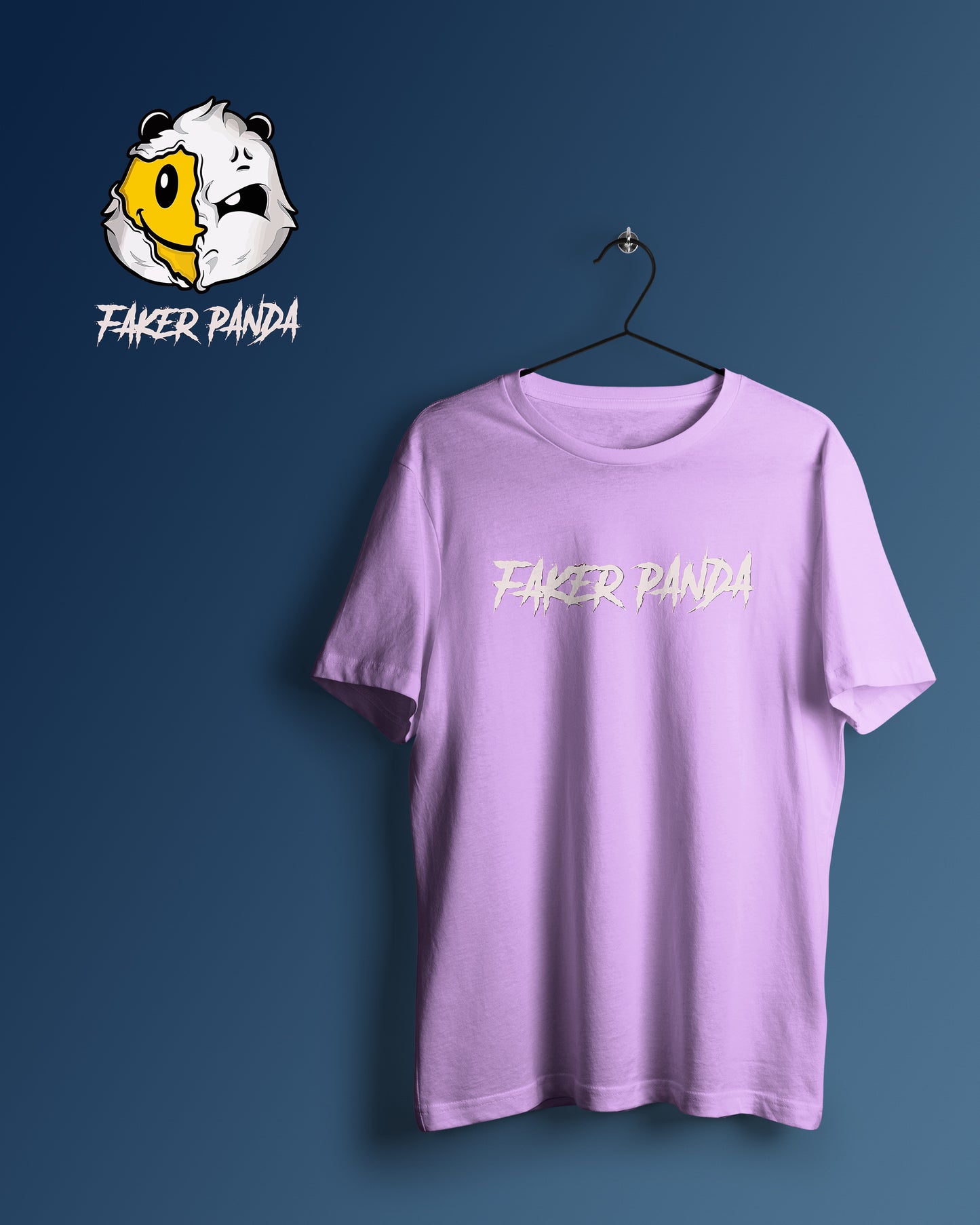Faker Panda Graphic Printed Unisex Oversized T-shirt D127