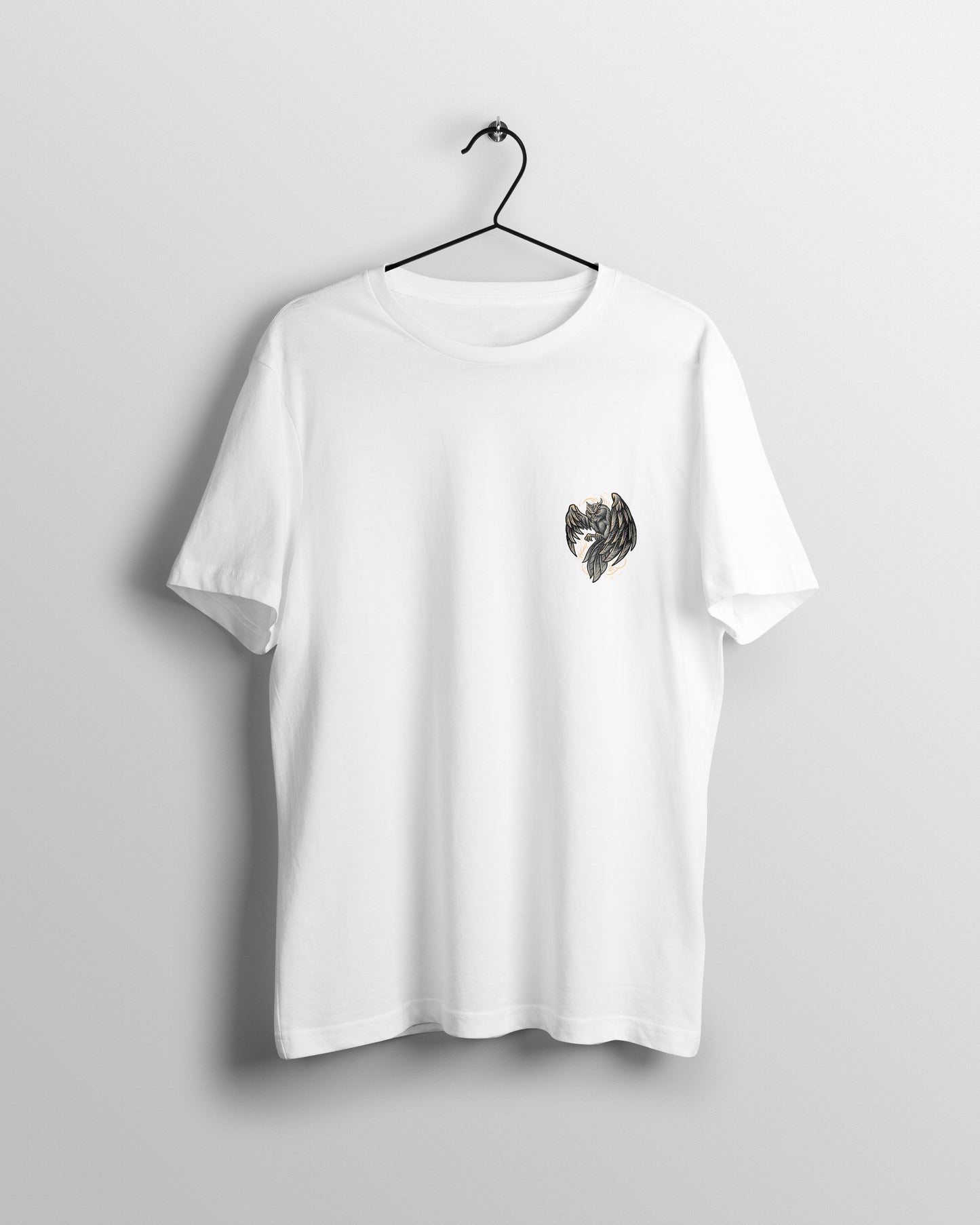 Owl Graphic Printed Unisex Oversized T-shirt D063