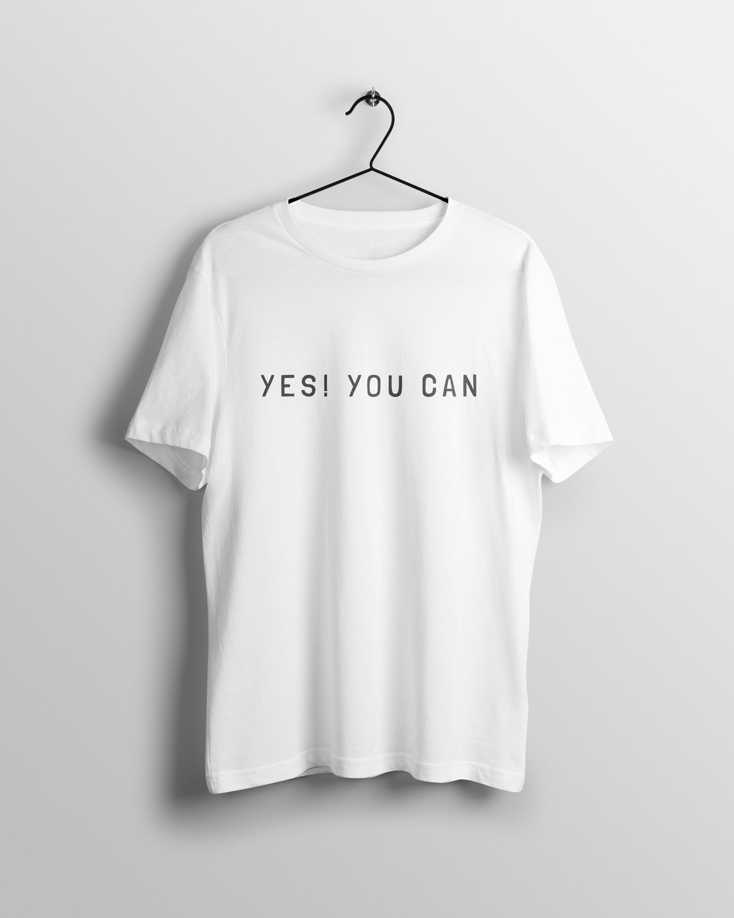 Yes You Can Graphic Printed  Unisex Oversized T-shirt D080