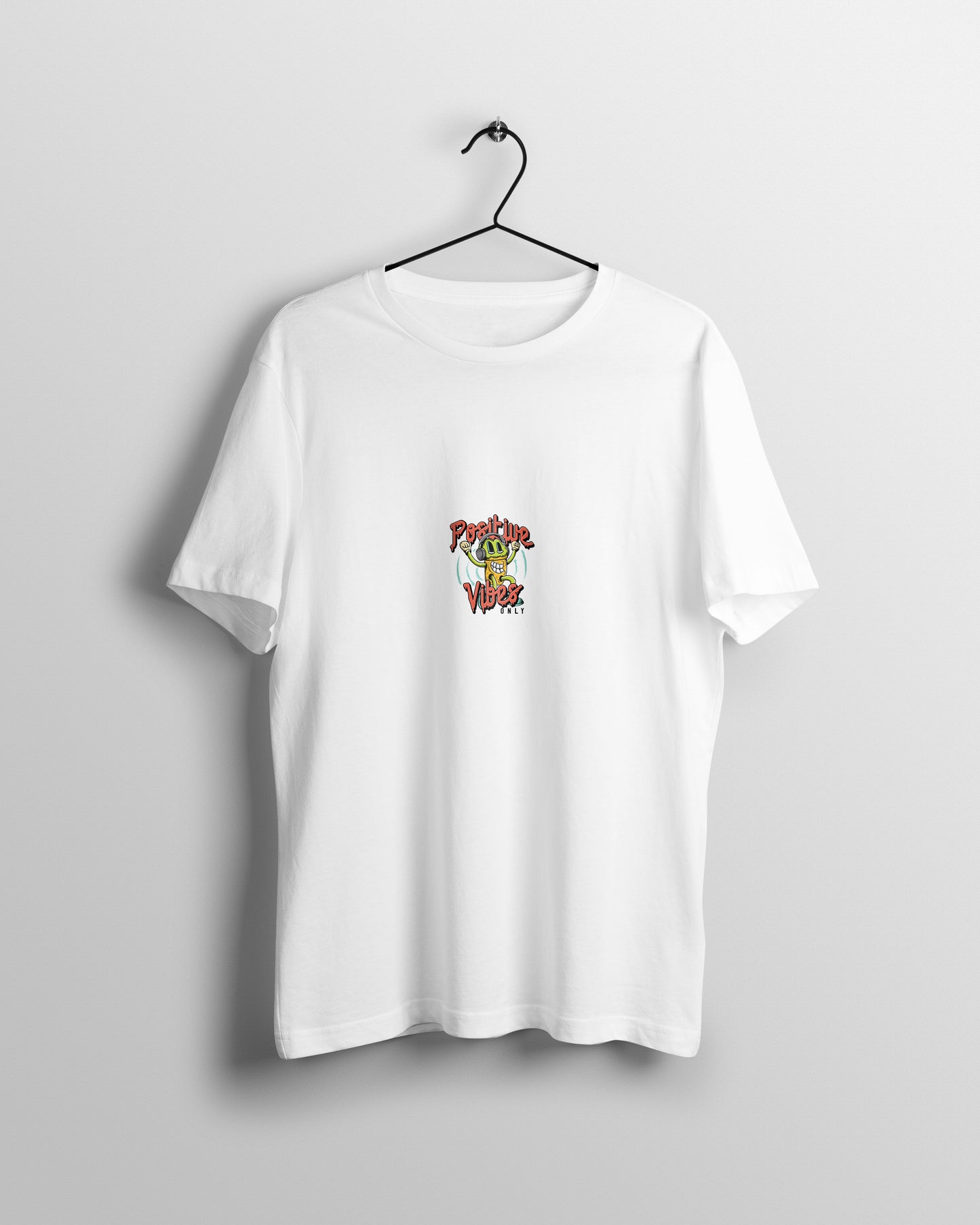 Positive Vibes Graphic Printed Unisex Oversized T-shirt D078