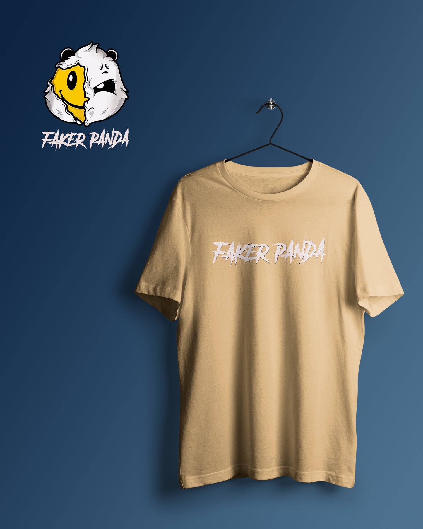 Faker Panda Graphic Printed Unisex Oversized T-shirt D127
