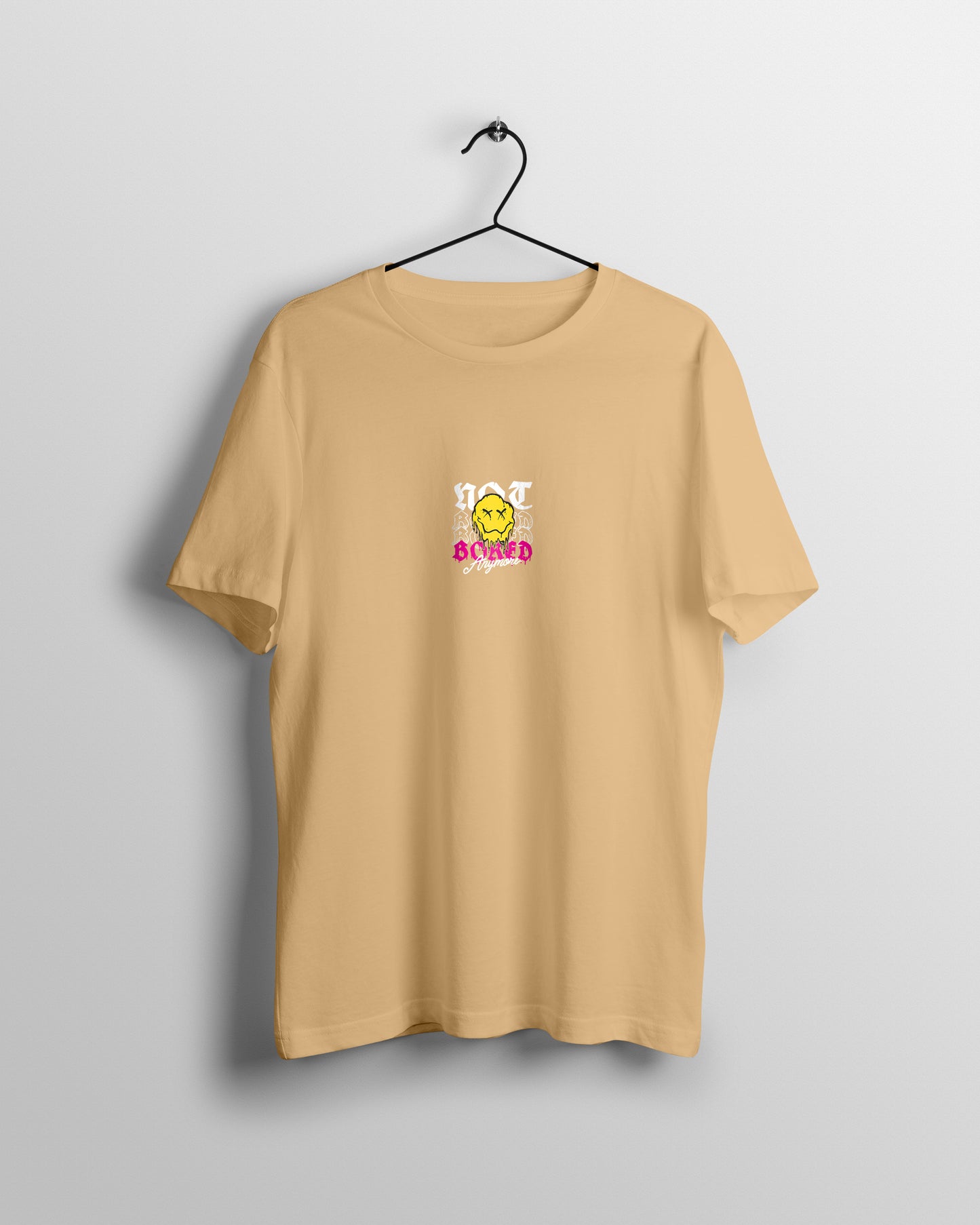 Not Bored Graphic Printed Unisex Oversized T-shirt D084
