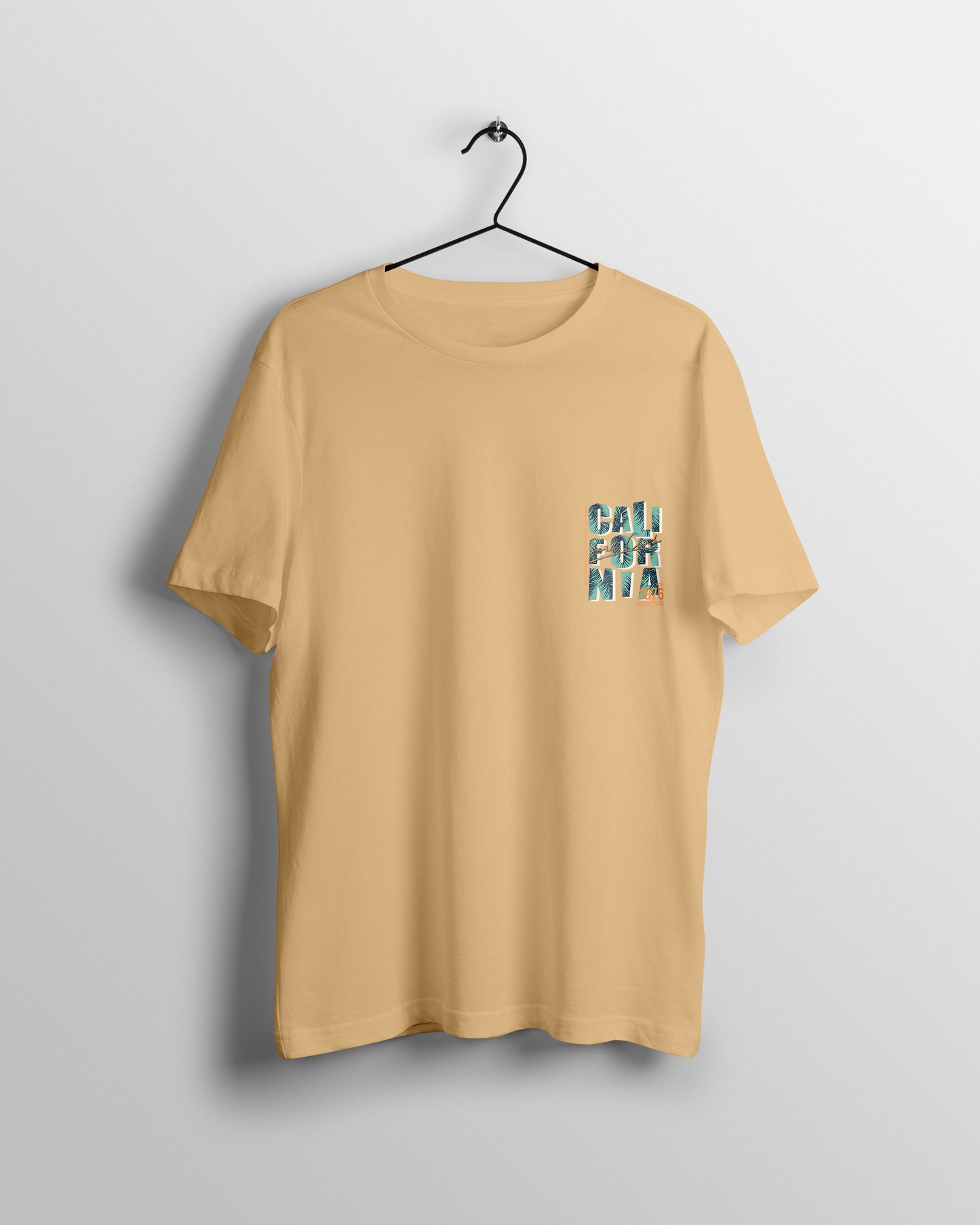 California Graphic Printed Unisex Oversized T-shirt D046