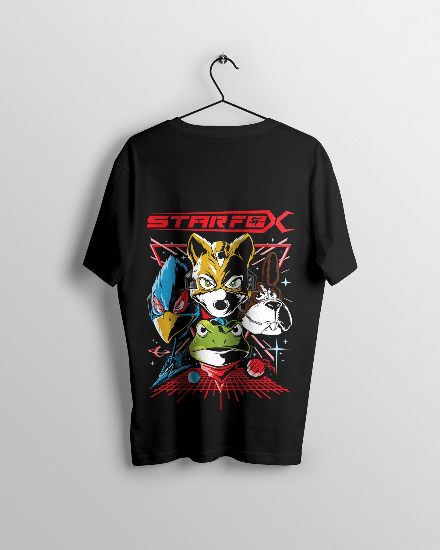 Starfox Graphic Printed Unisex Oversized T-shirt D001