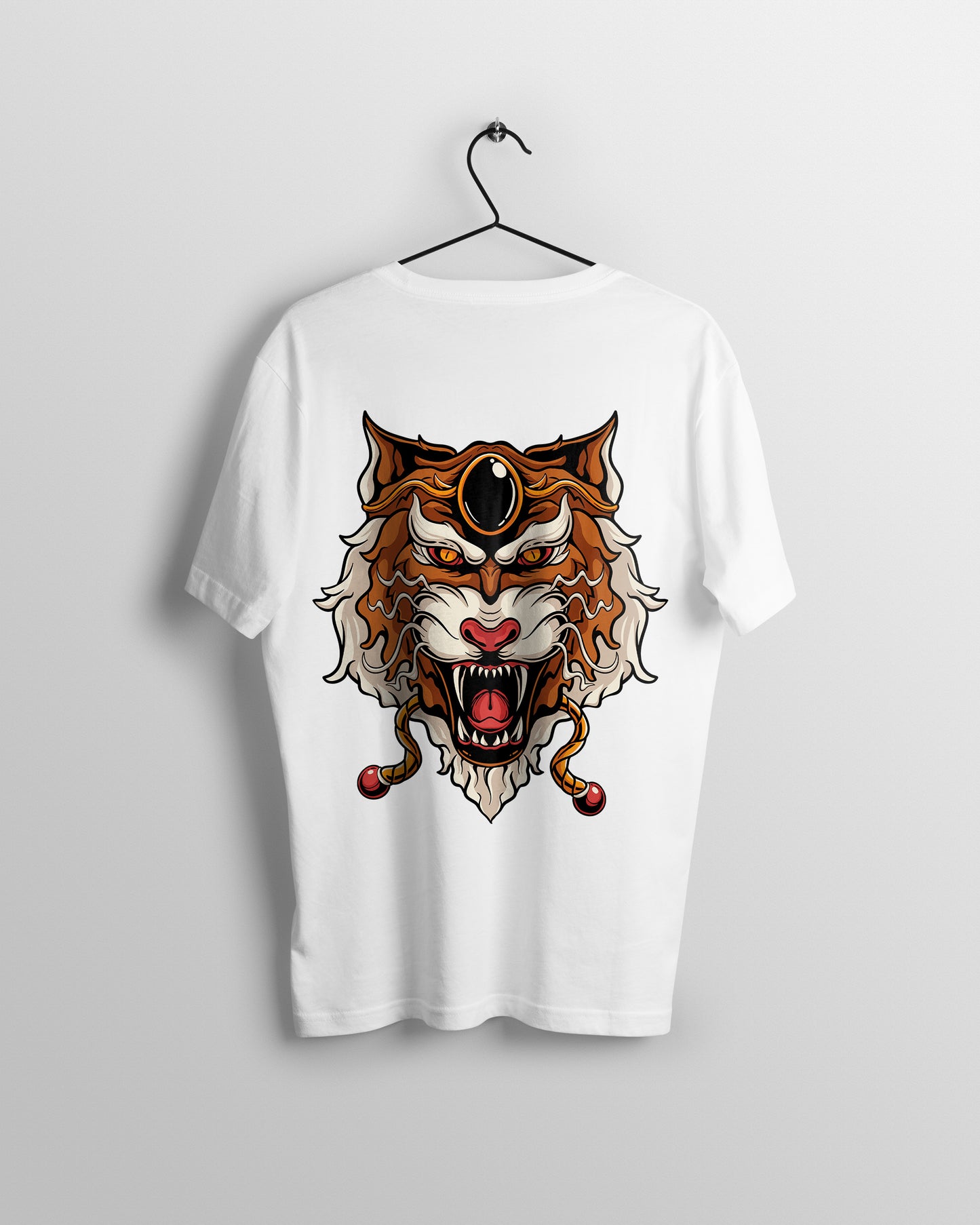 Lion Graphic Printed Unisex Oversized T-shirt D075