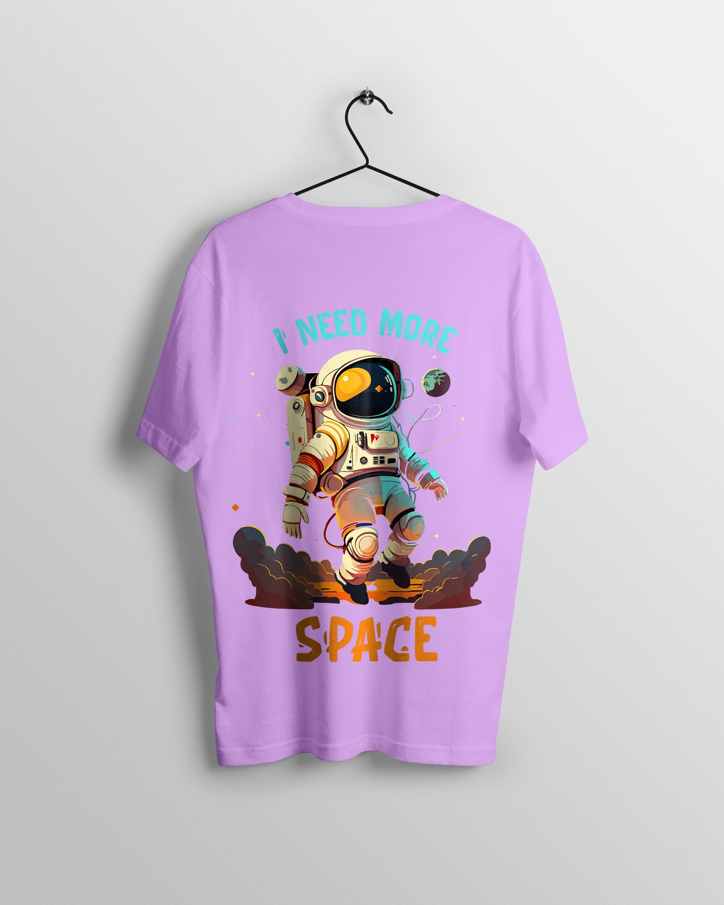 I Need More Space Graphic Printed Unisex Oversized T-shirt D028