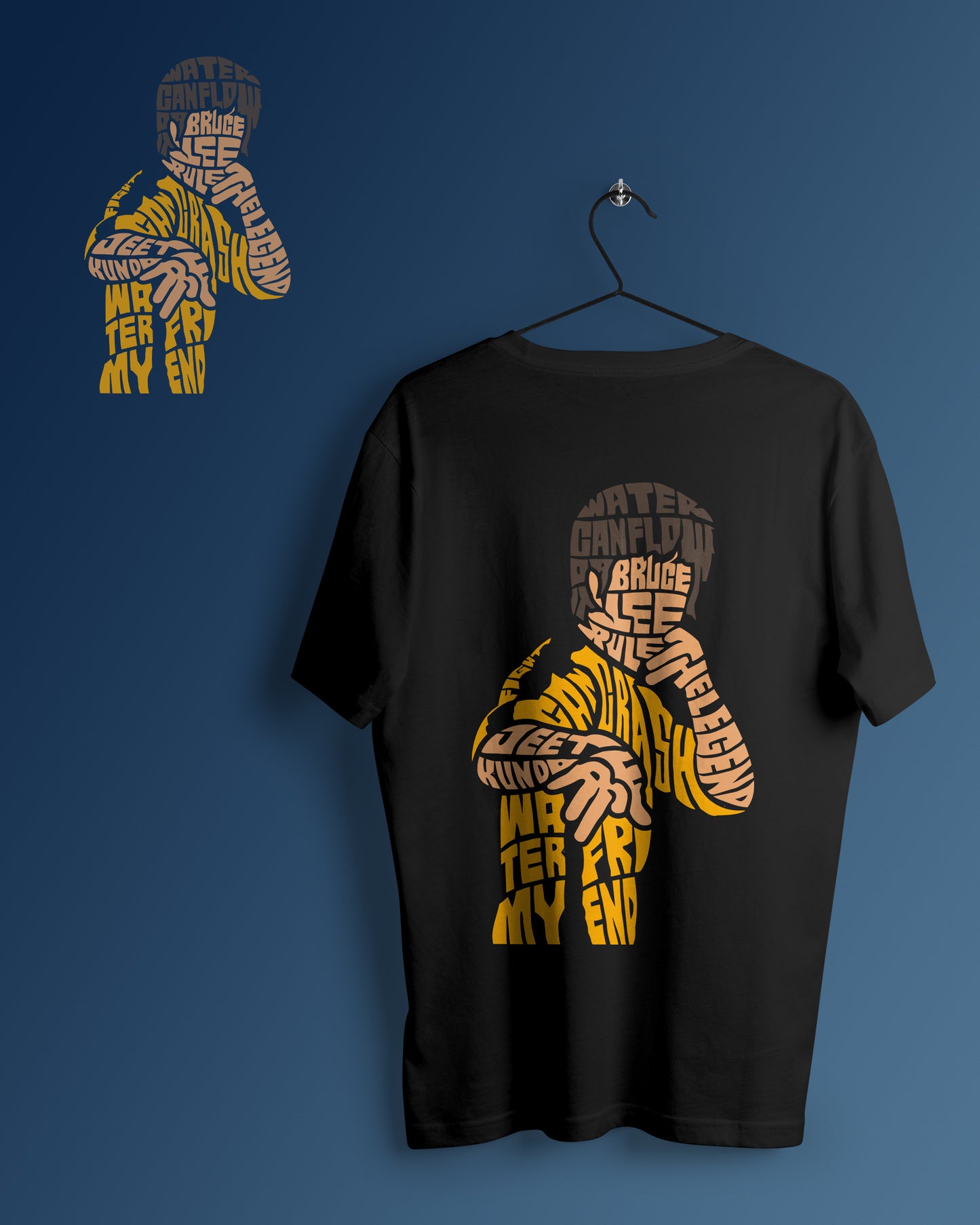 Bruce Lee Graphic Printed Unisex Oversized T-shirt D110