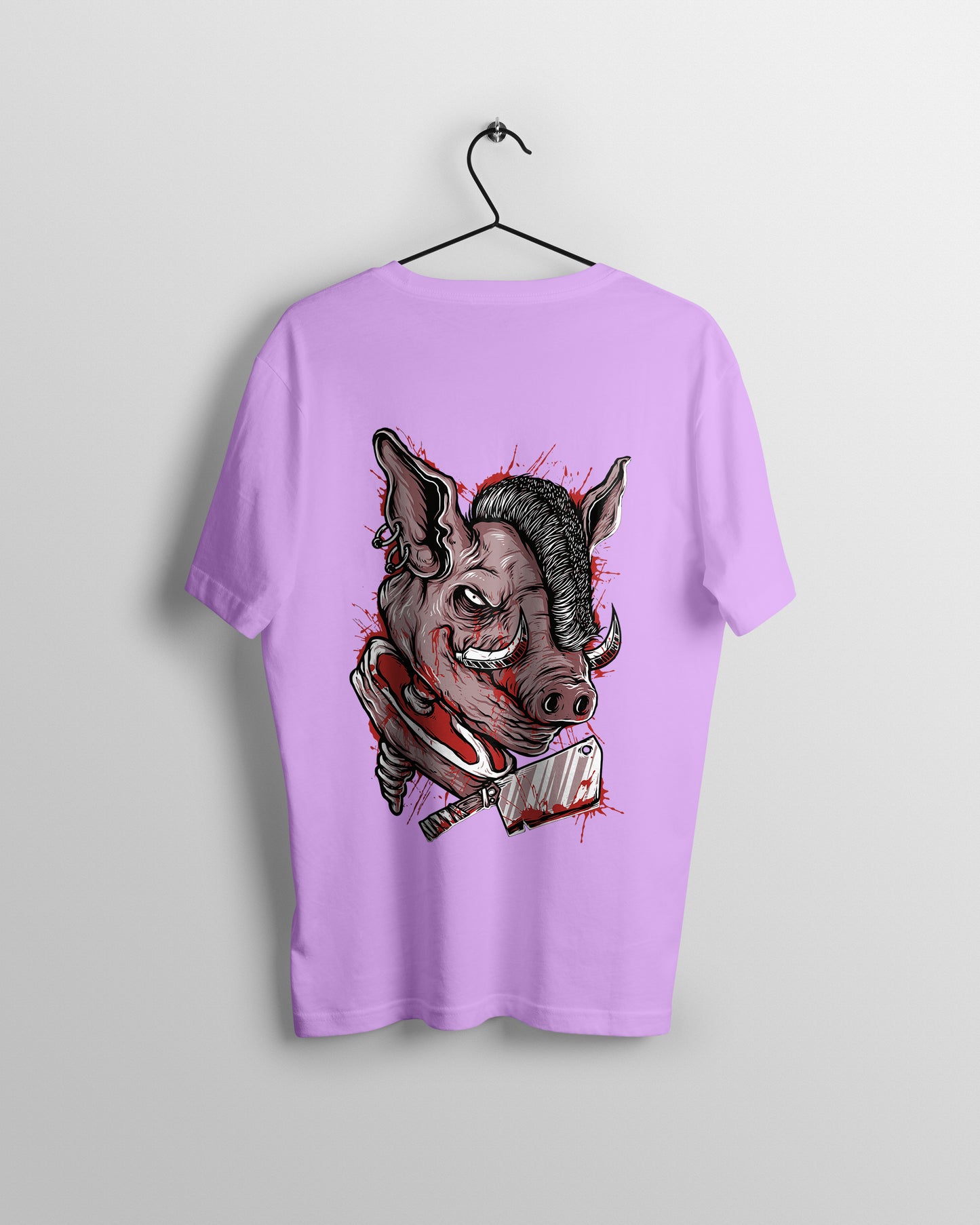 Wolf Graphic Printed Unisex Oversized T-shirt D070