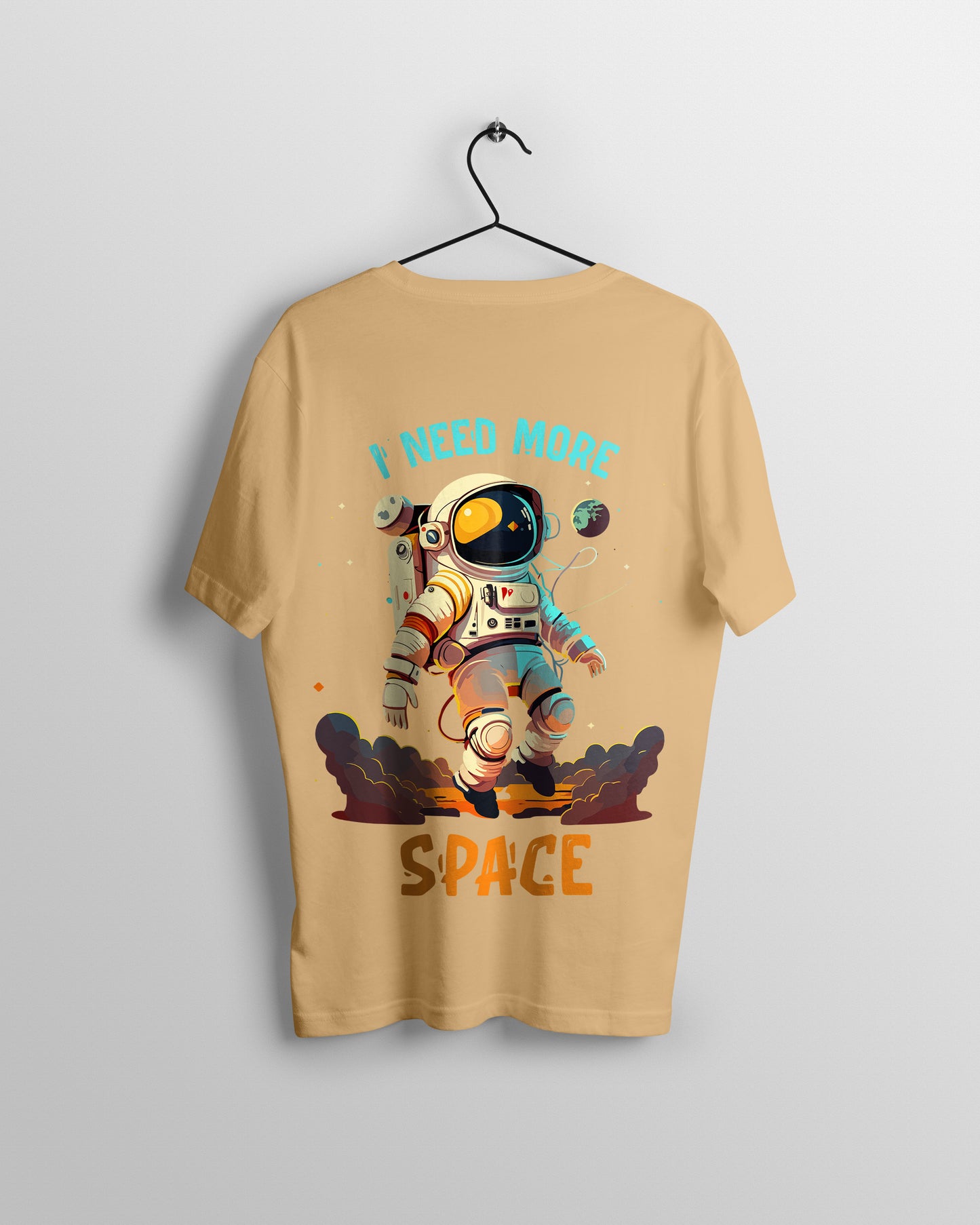 I Need More Space Graphic Printed Unisex Oversized T-shirt D028
