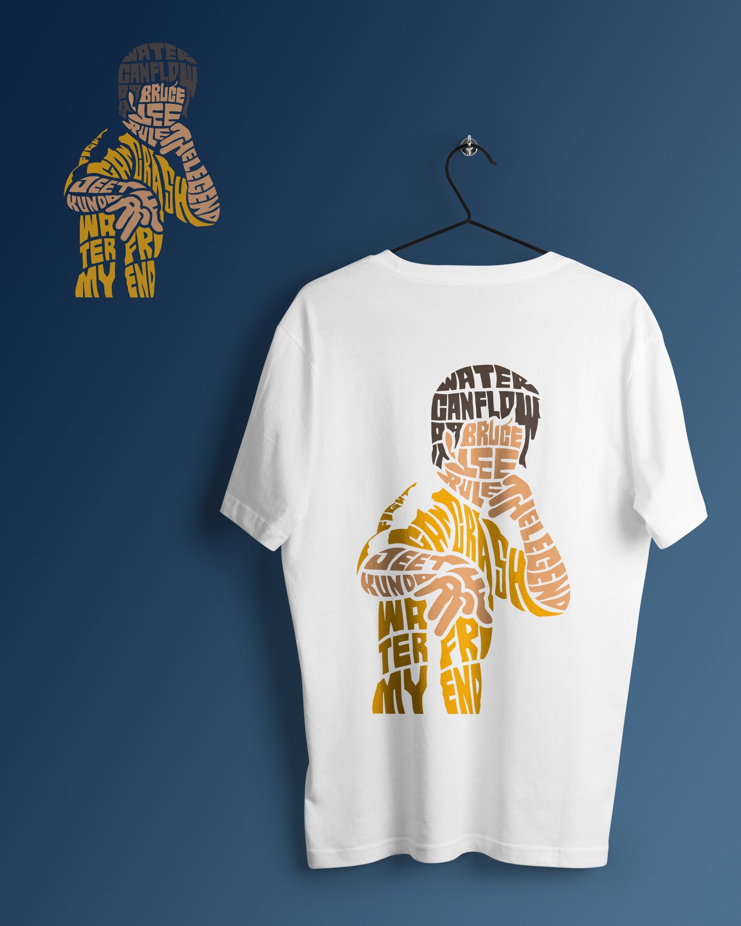 Bruce Lee Graphic Printed Unisex Oversized T-shirt D110