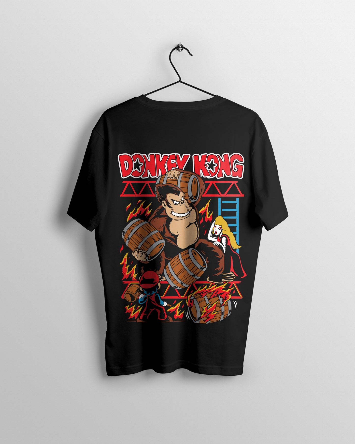Donkey Kong Graphic Printed Unisex Oversized T-shirt D003