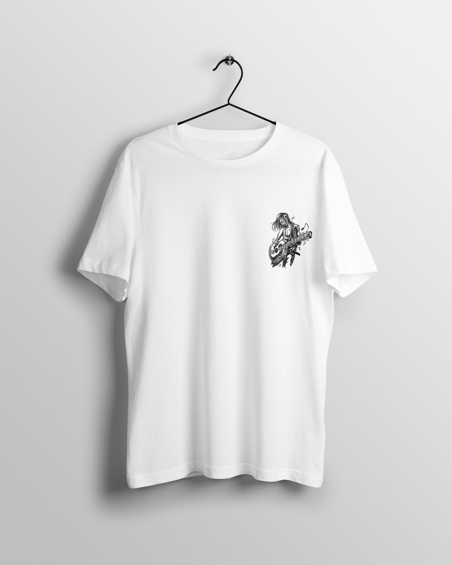 Guitar Graphic Printed Unisex Oversized T-shirt D050