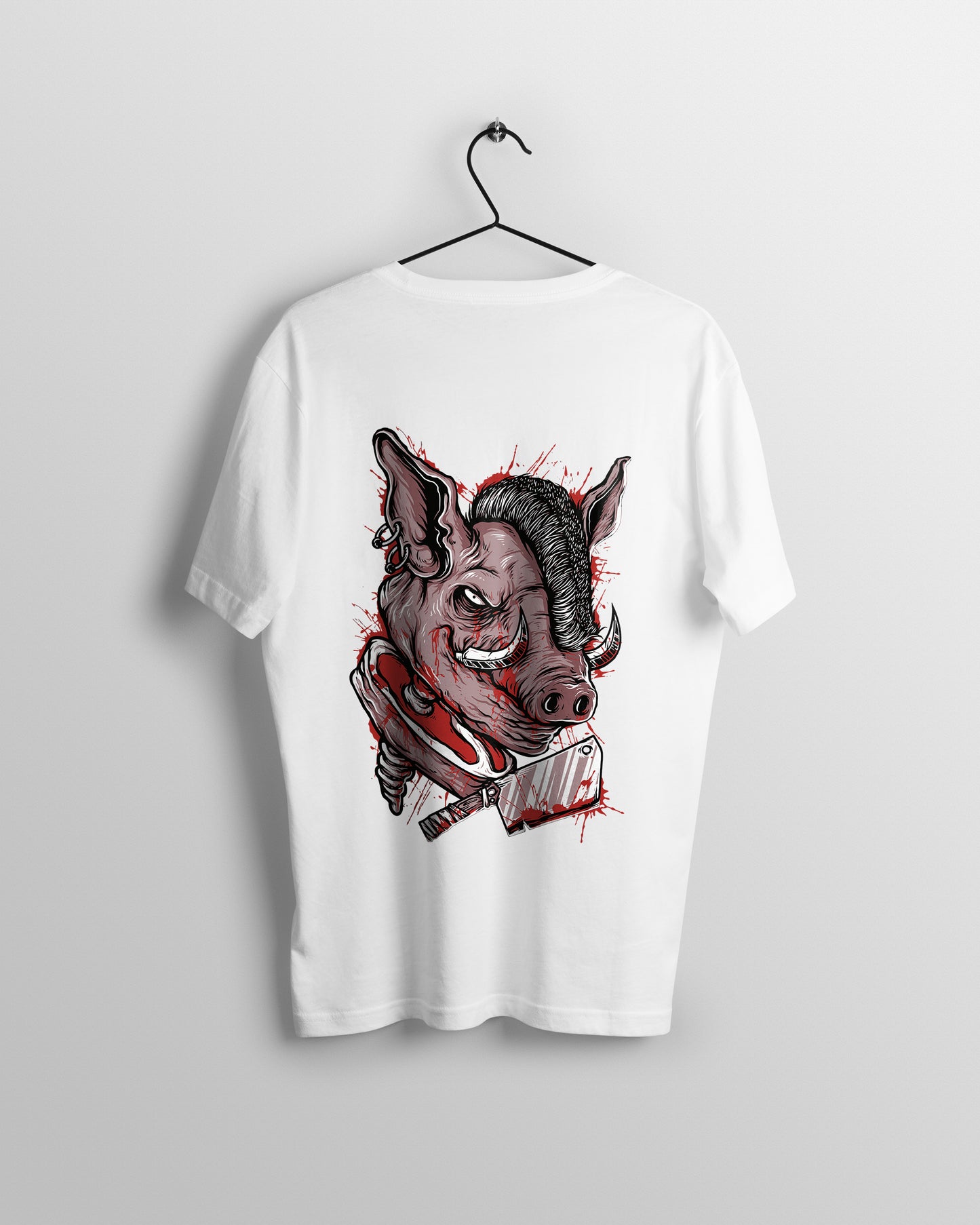 Wolf Graphic Printed  Unisex Oversized T-shirt D070