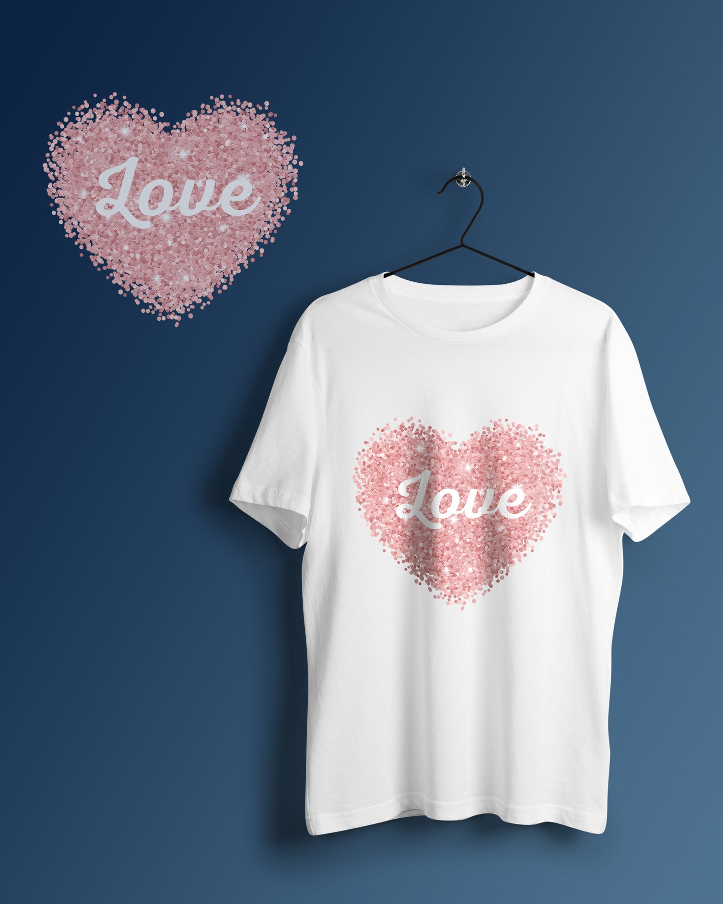 Love Graphic Printed Unisex Oversized T-shirt D120