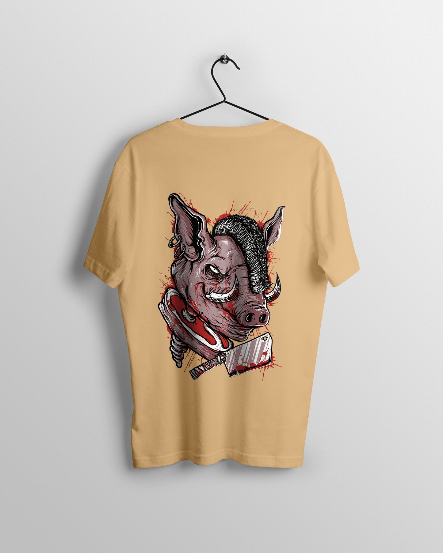 Wolf Graphic Printed Unisex Oversized T-shirt D070