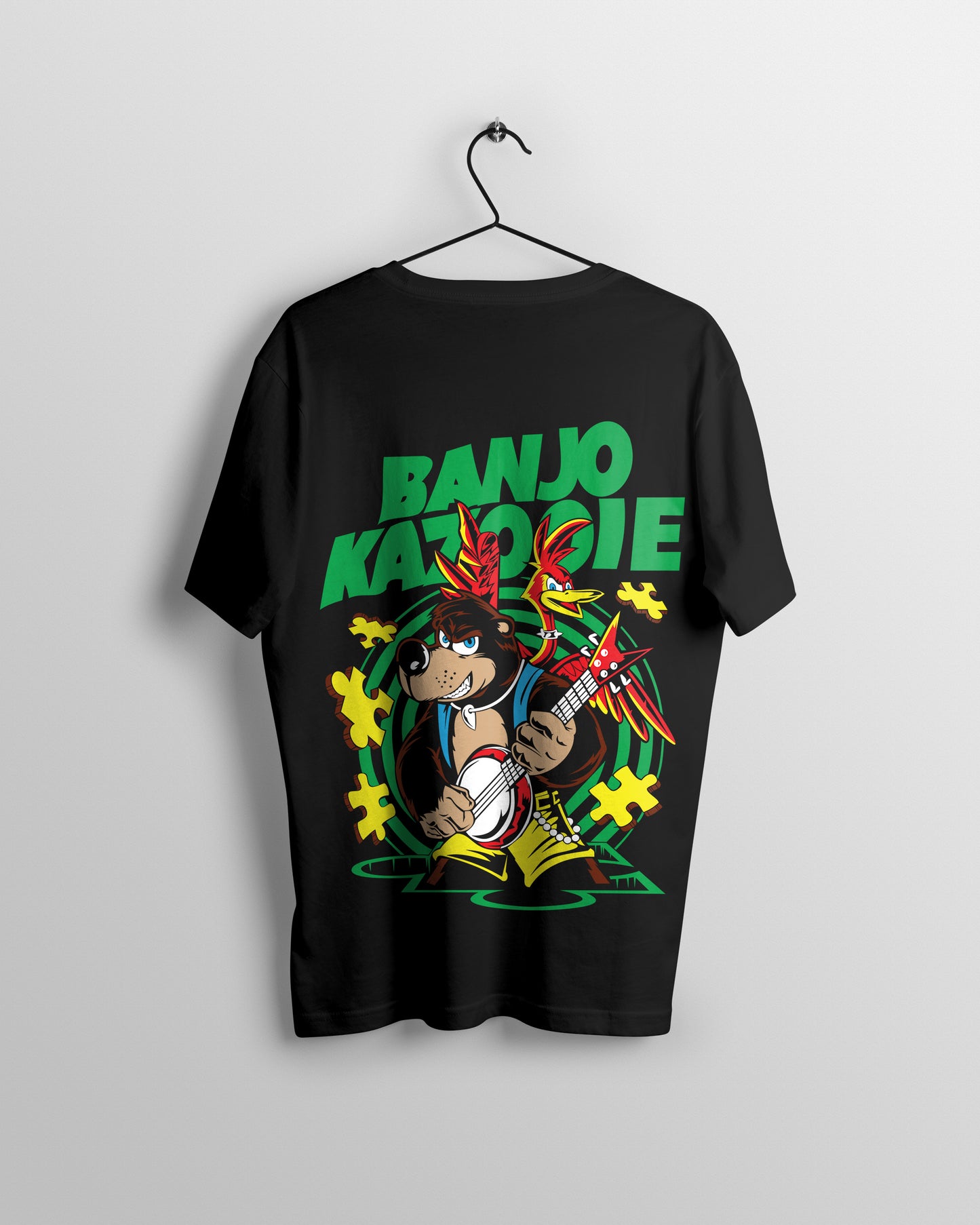 Banjo Kazooie Graphic Printed Unisex Oversized T-shirt D008