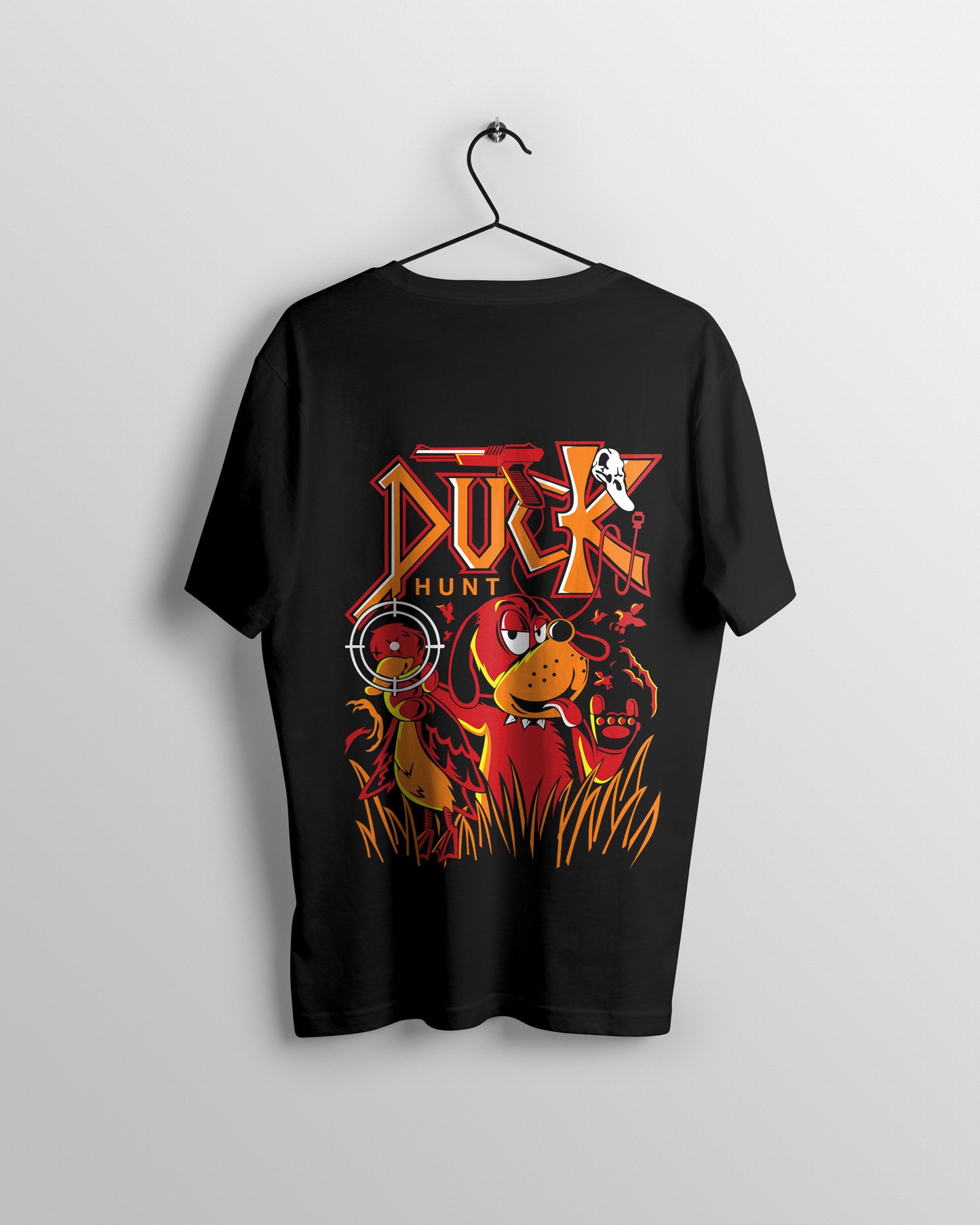 Duck Graphic Printed  Unisex Oversized T-shirt D014