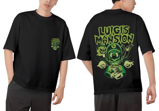 Lulglis Mansion Graphic Printed  Unisex Oversized T-shirt D002