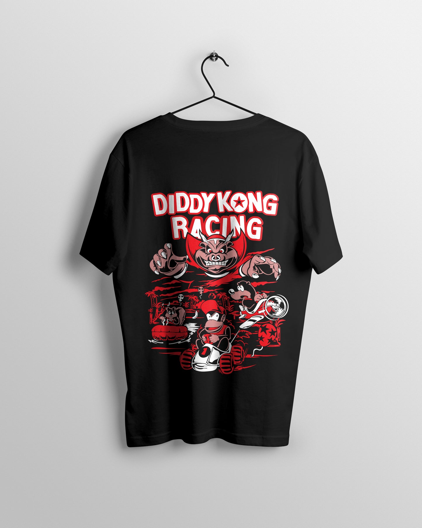 Diddy Kong Graphic Printed Unisex Oversized T-shirt D015