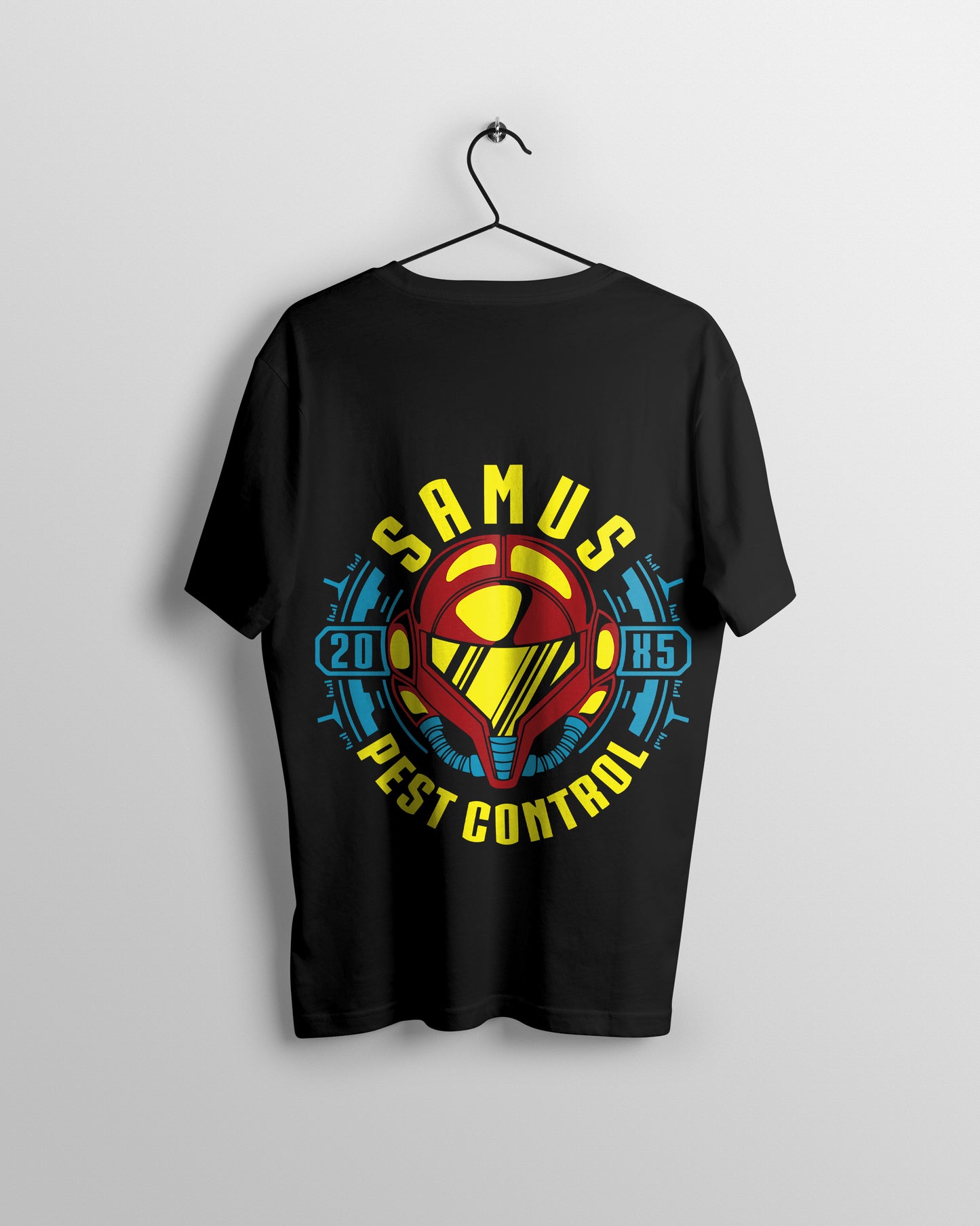 Samus Graphic Printed Unisex Oversized T-shirt D022