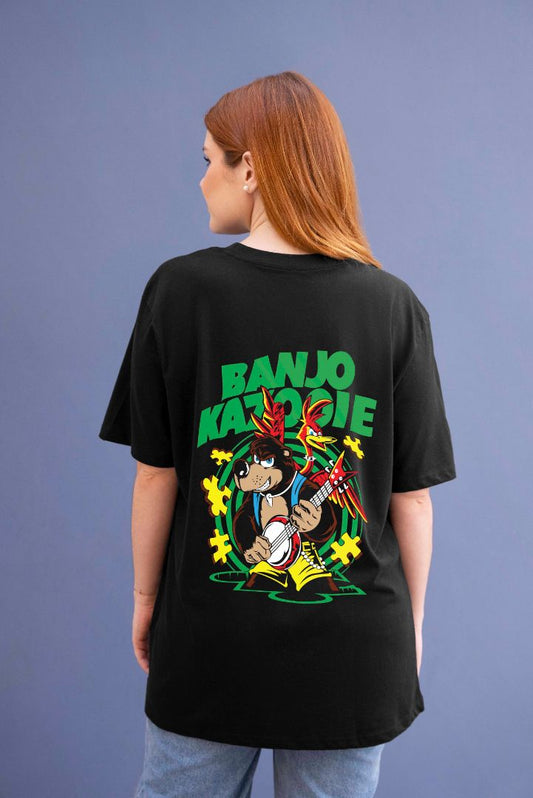 Banjo Kazooie Graphic Printed  Unisex Oversized T-shirt D008