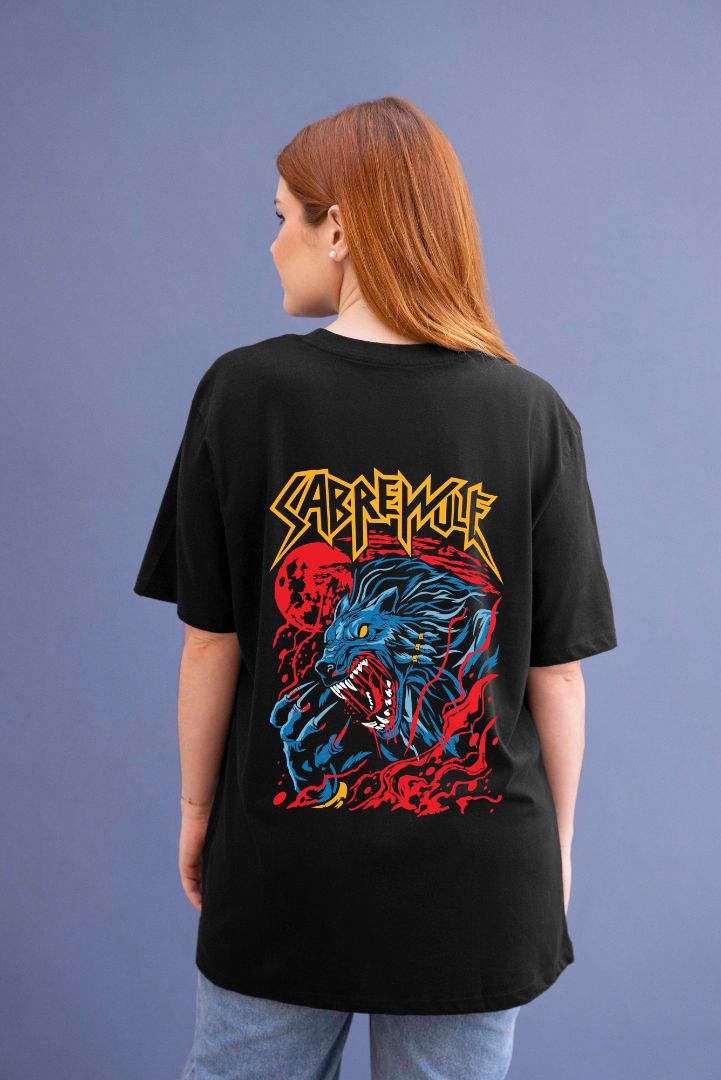 Sabrewulf Graphic Printed Unisex Oversized T-shirt D010