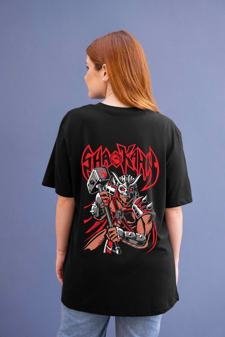 Shaokahn Graphic Printed Unisex Oversized T-shirt D012
