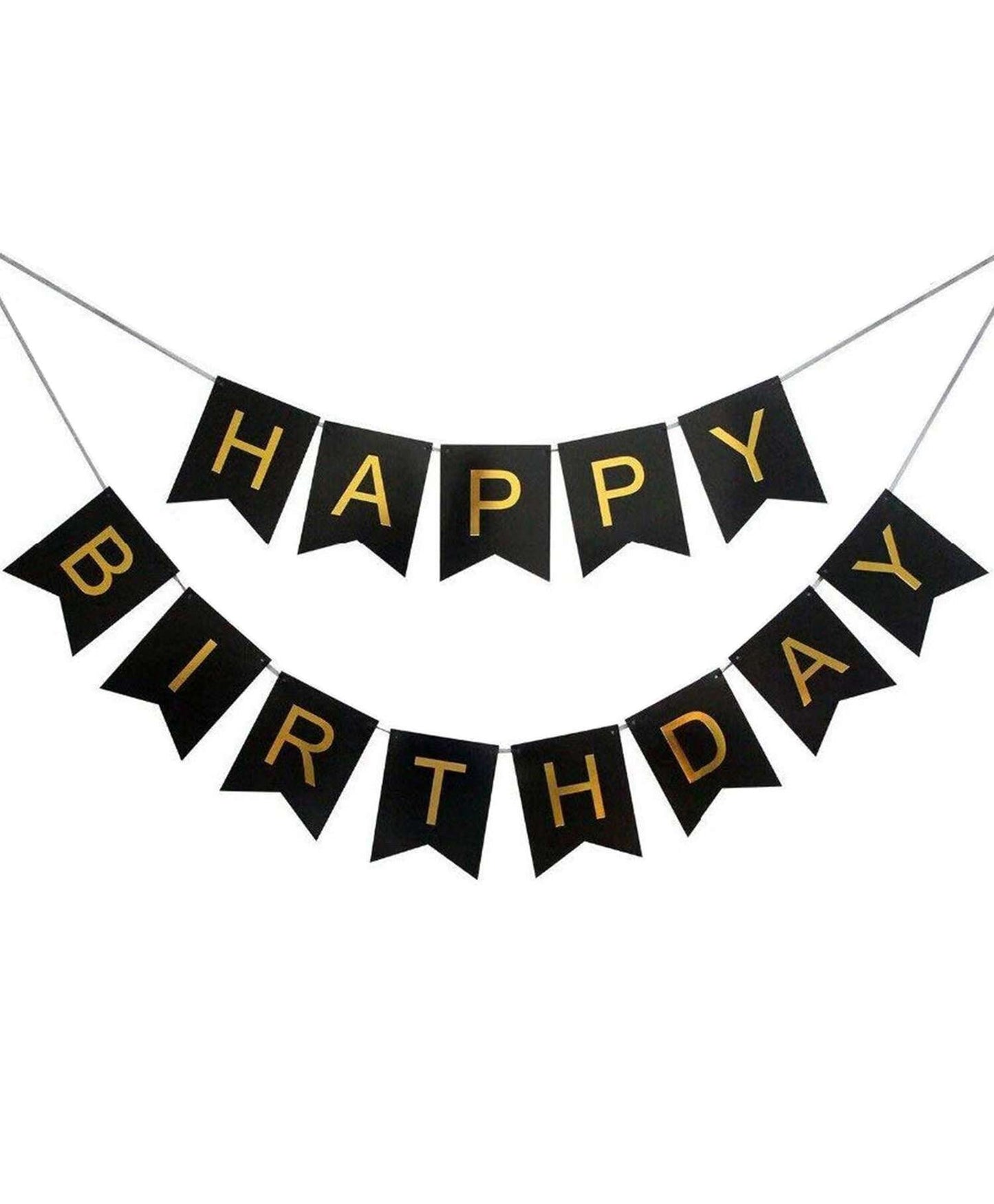 Happy Birthday Party Decoration Bunting Banner