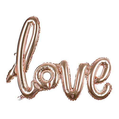 Love Shape Foil Balloon (Rose Gold, Red, Golden, Silver)