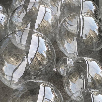 Bobo Transparent Clear Balloons (Pack of 5), Stickers Balloons Gifts for DIY, Wedding, Birthday Party Decorations, Theme party decoration
