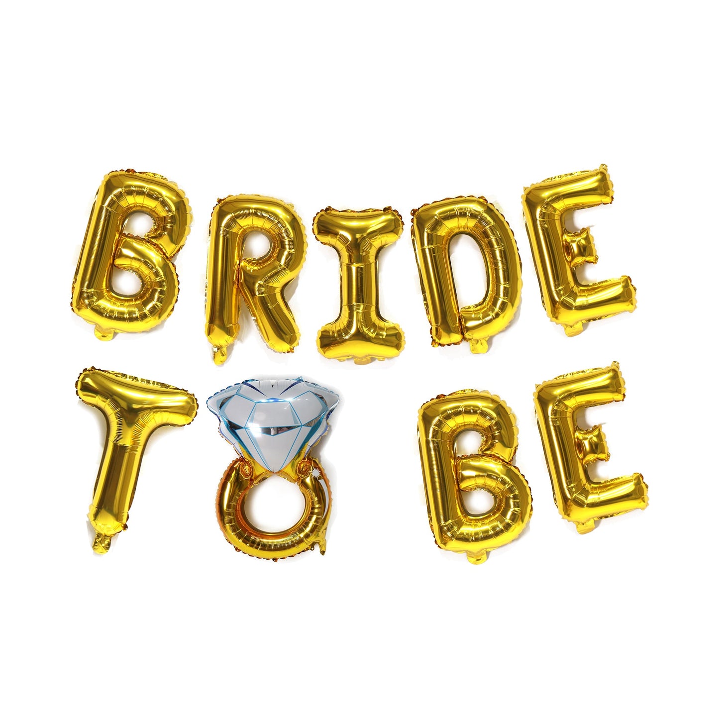 Bride To Be Foil balloon For Bride Party bachelorette (Golden/Silver/Rose Gold) 16" Inch