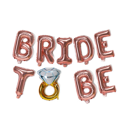 Bride To Be Foil balloon For Bride Party bachelorette (Golden/Silver/Rose Gold) 16" Inch