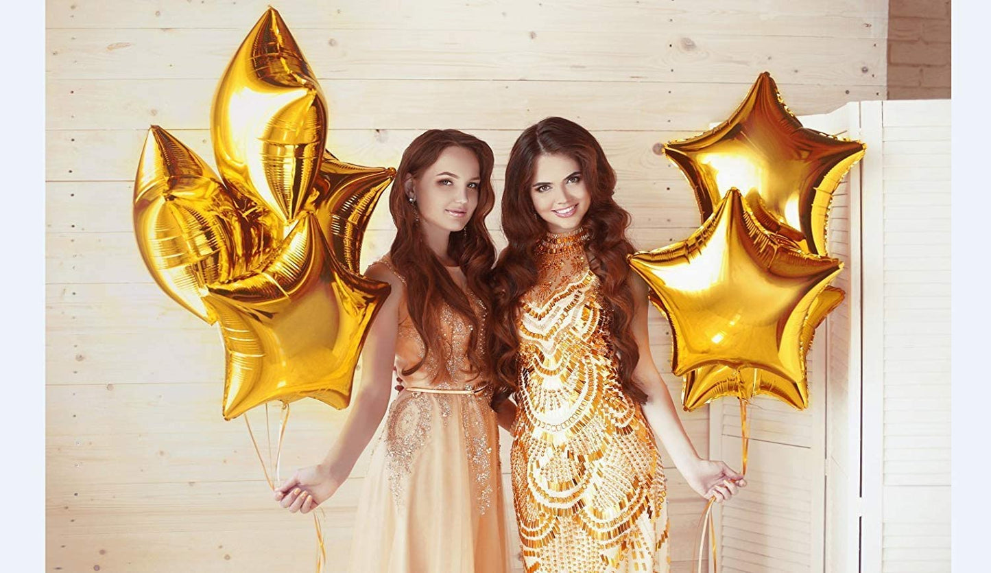 Golden 18"inch Star Foil Balloon