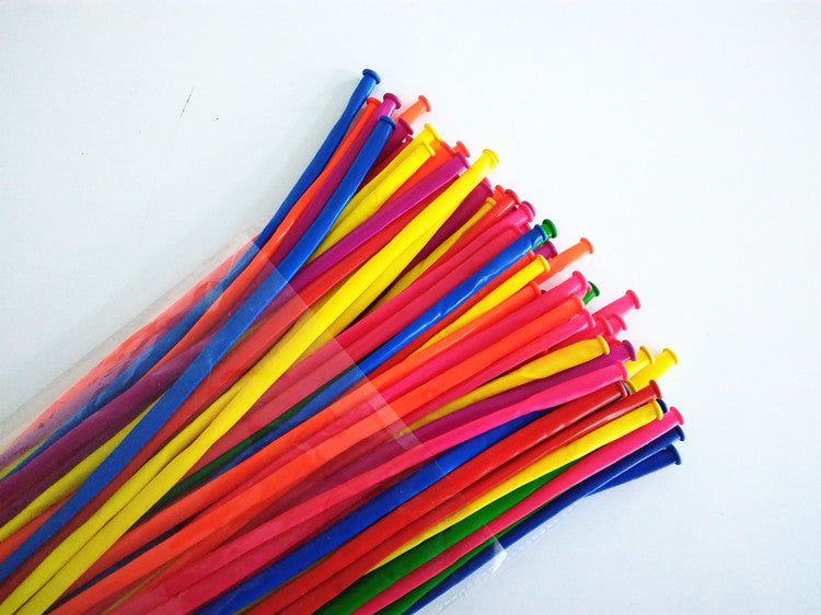 50 Pcs Twisting Balloons (Kakdi balloon) with 1 Pump