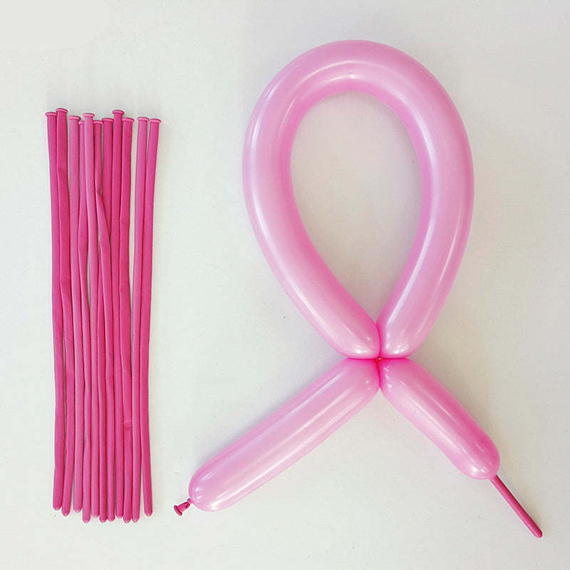 50 Pcs Twisting Balloons (Kakdi balloon) with 1 Pump