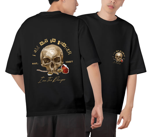 I M The Danger Graphic Printed  Unisex Oversized T-shirt D035